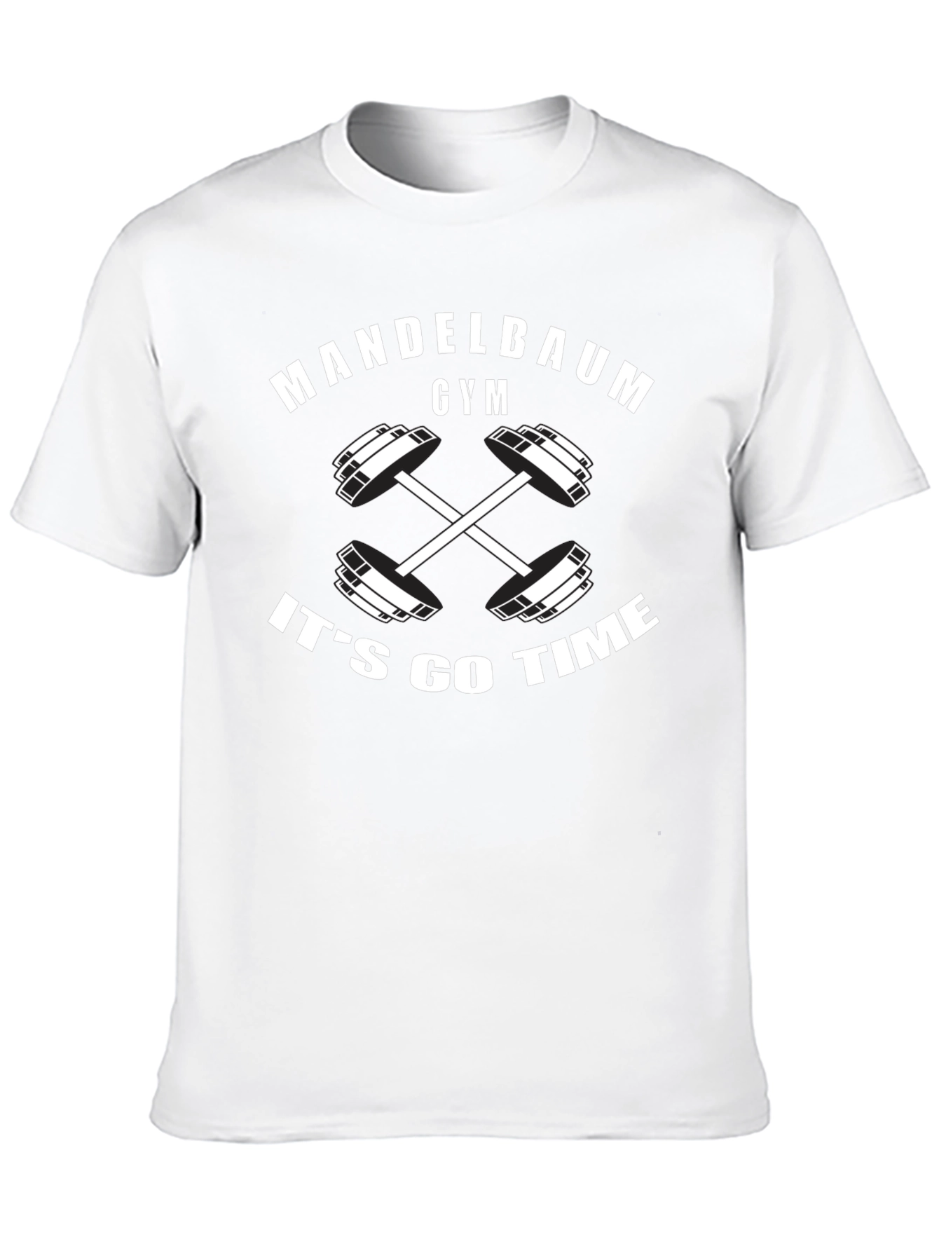 Mandelbaum Gym Its Go Time Black T-Shirt