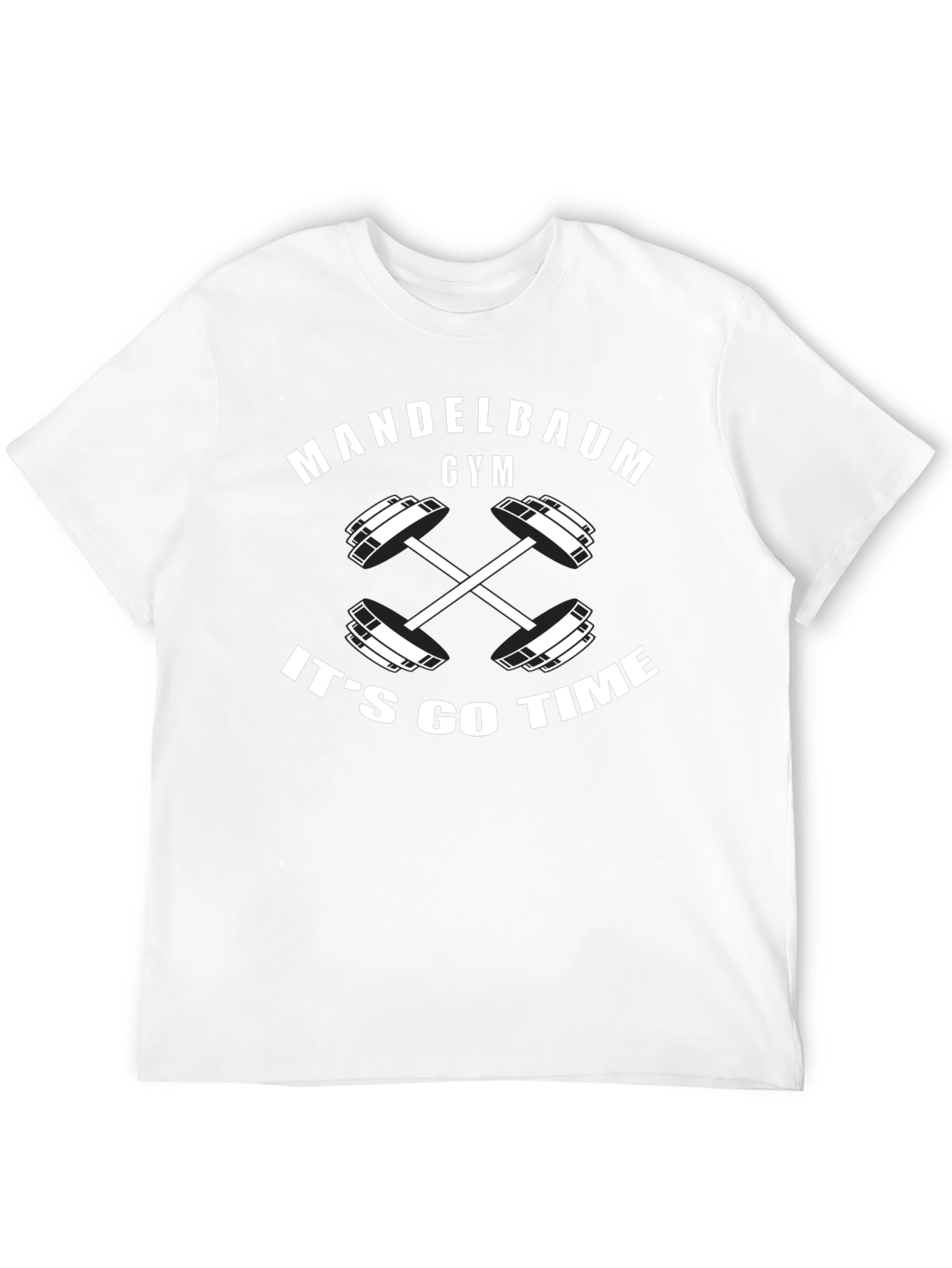 Mandelbaum Gym Its Go Time Black T-Shirt