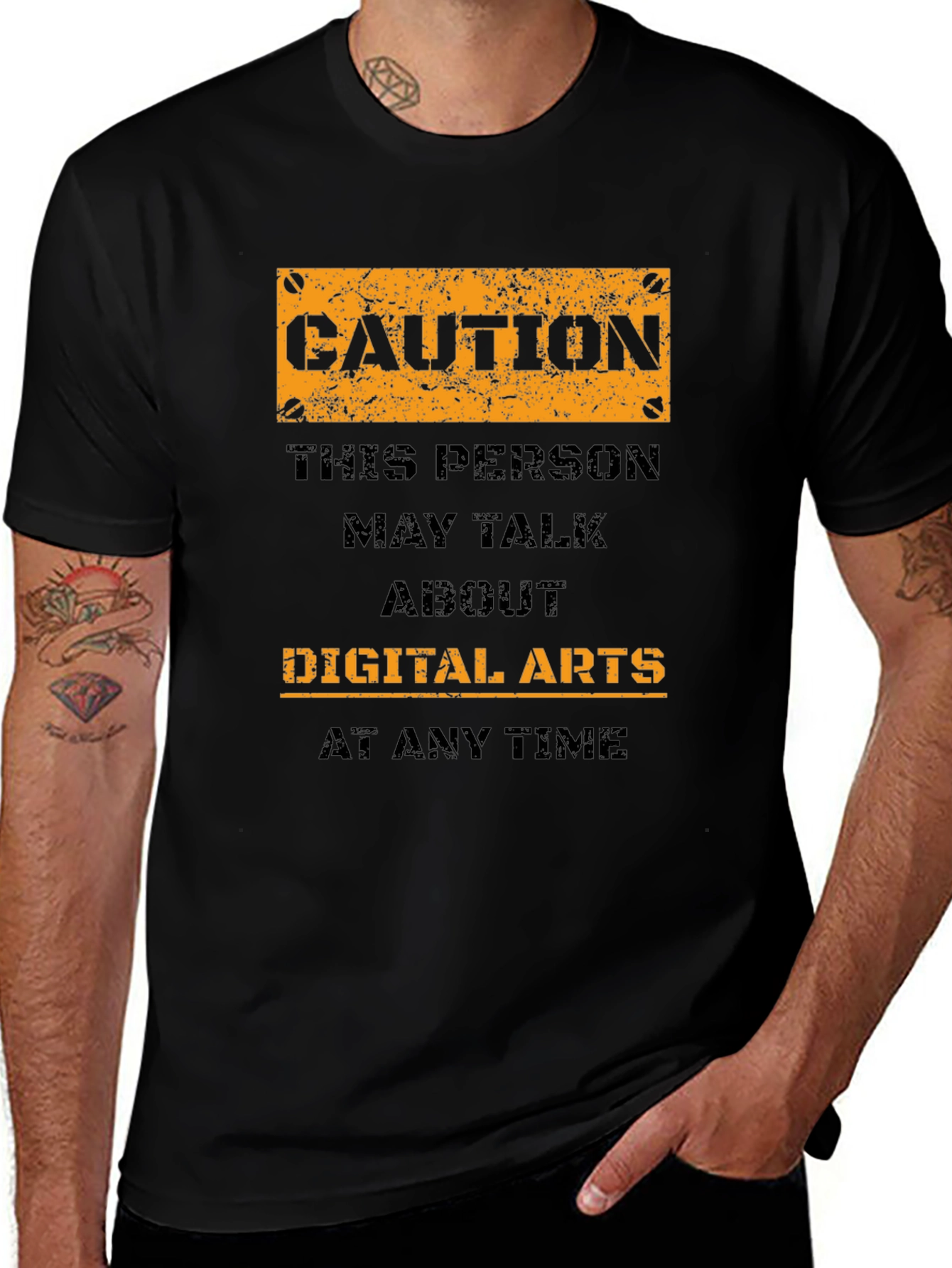Caution Digital Arts T-Shirt