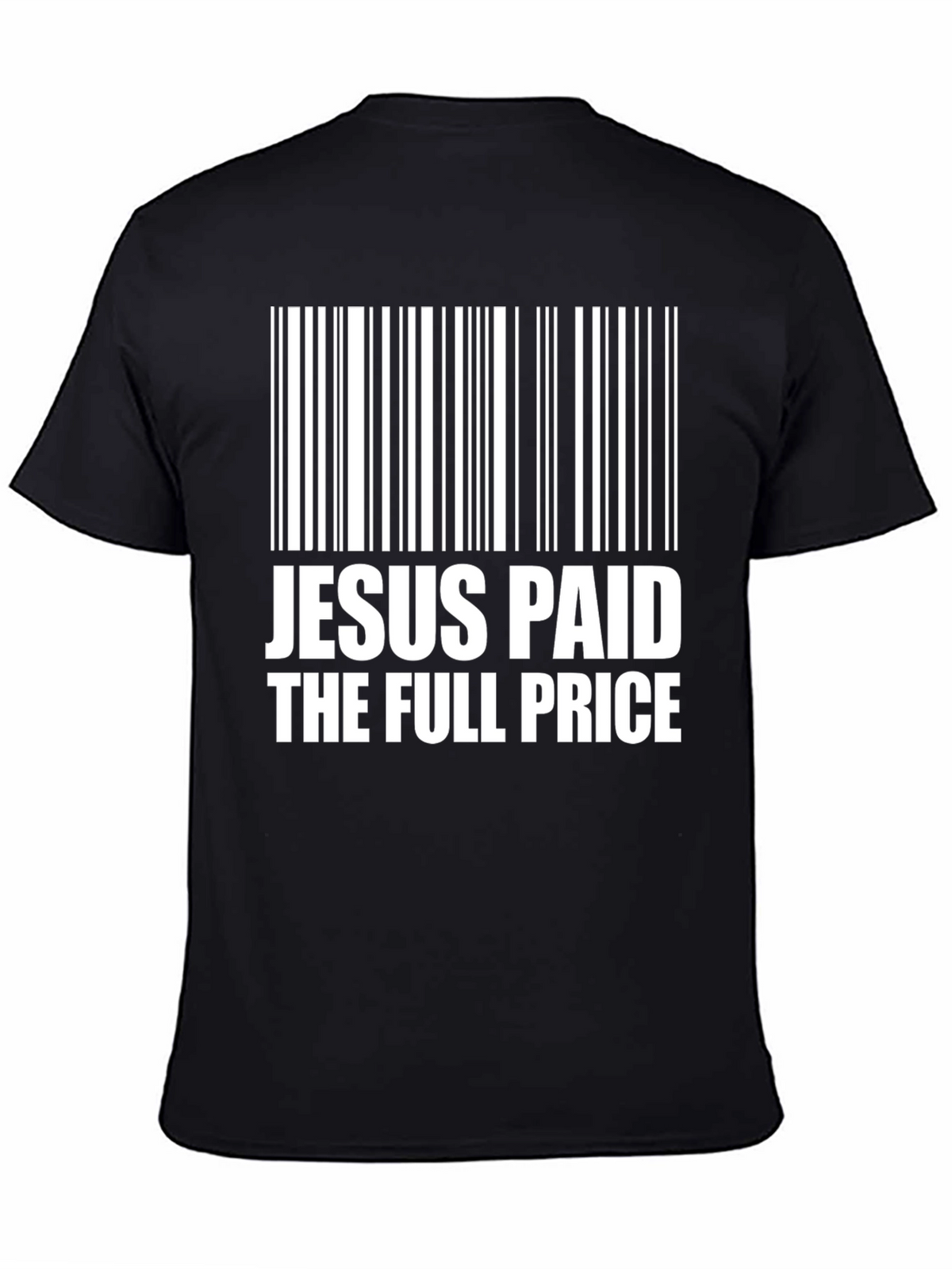 Jesus Paid the Price Barcode Graphic T-Shirt