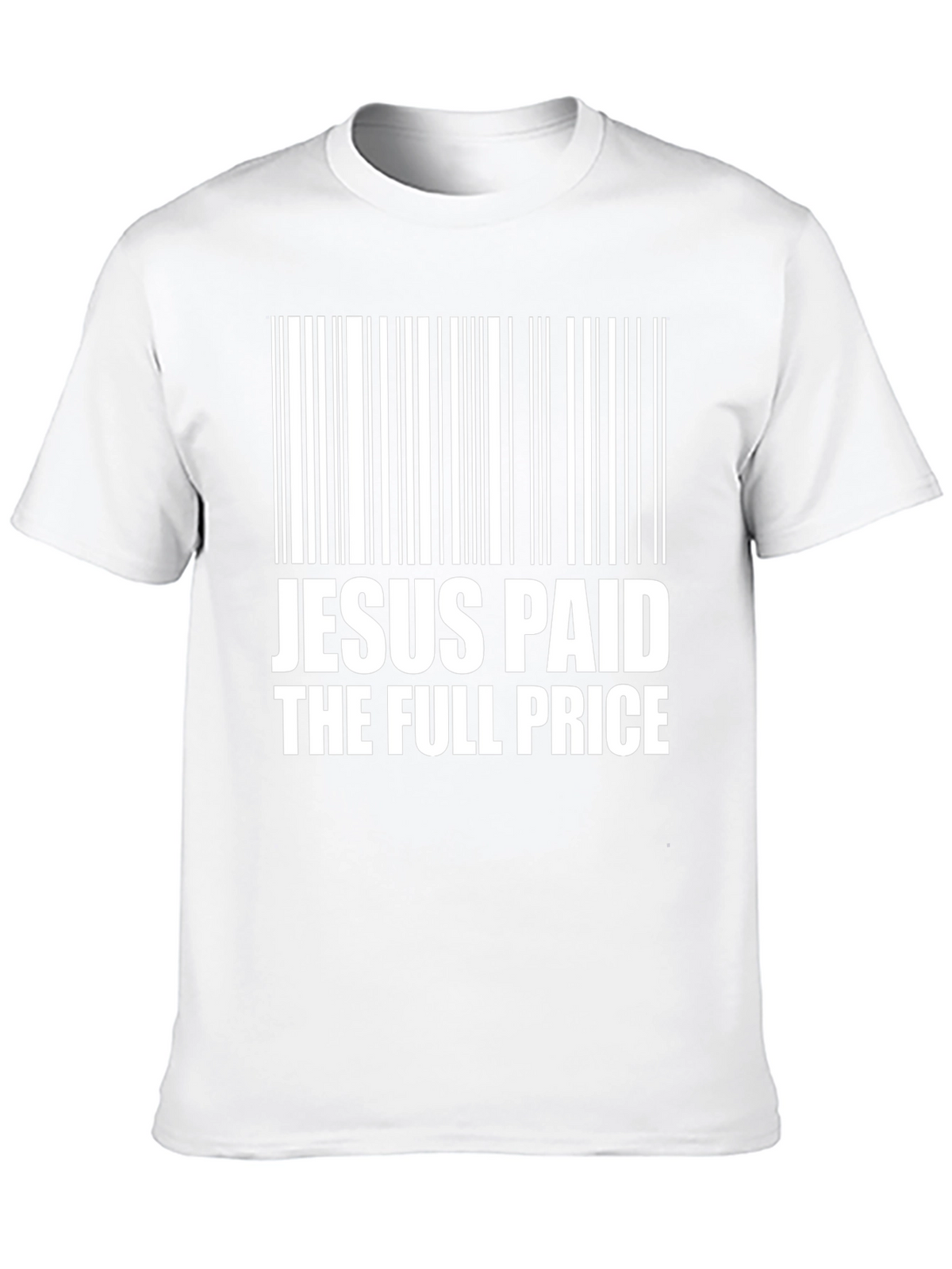 Jesus Paid the Price Barcode Graphic T-Shirt