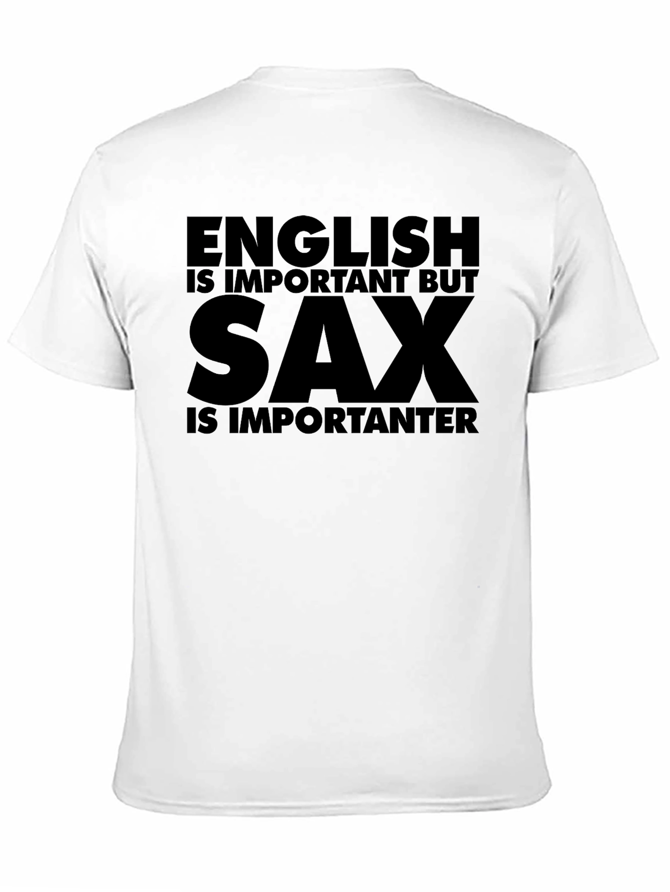 English vs Sax Funny T-Shirt