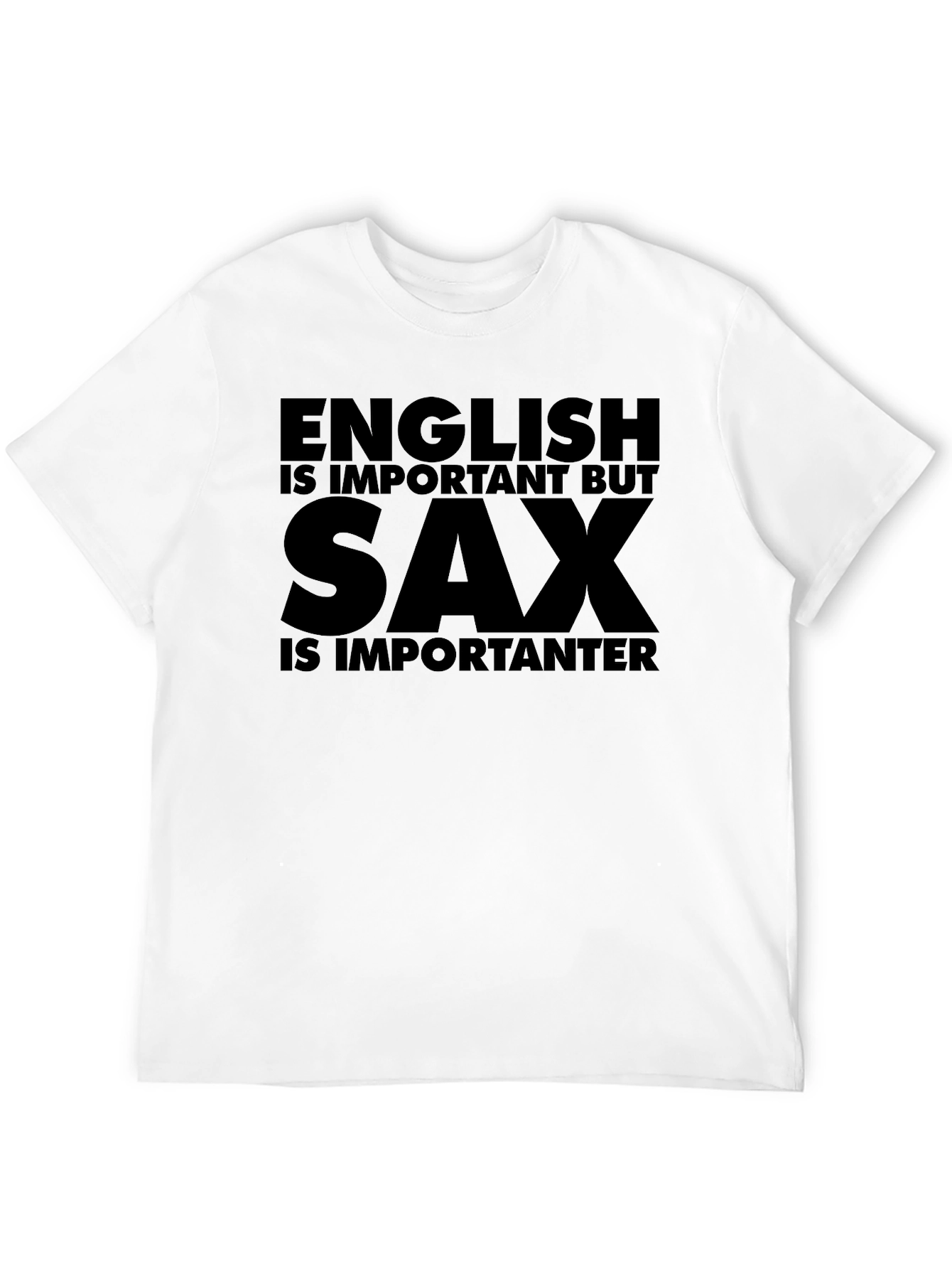 English vs Sax Funny T-Shirt