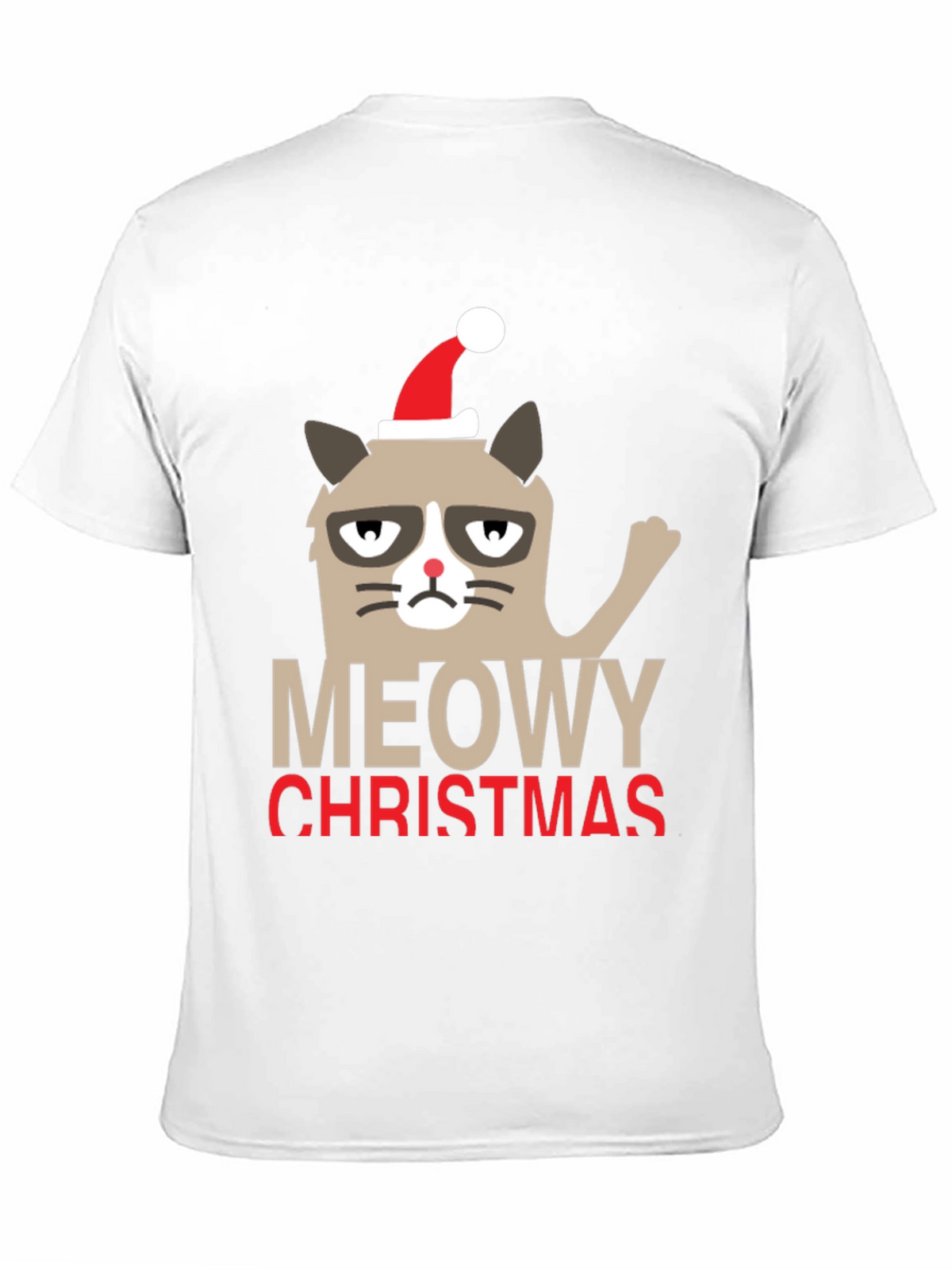 Grumpy Cat Meowy Christmas Holiday T-Shirt