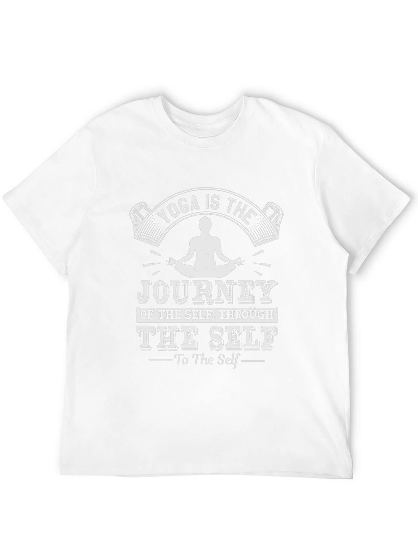 Yoga Is The Journey Graphic T-Shirt