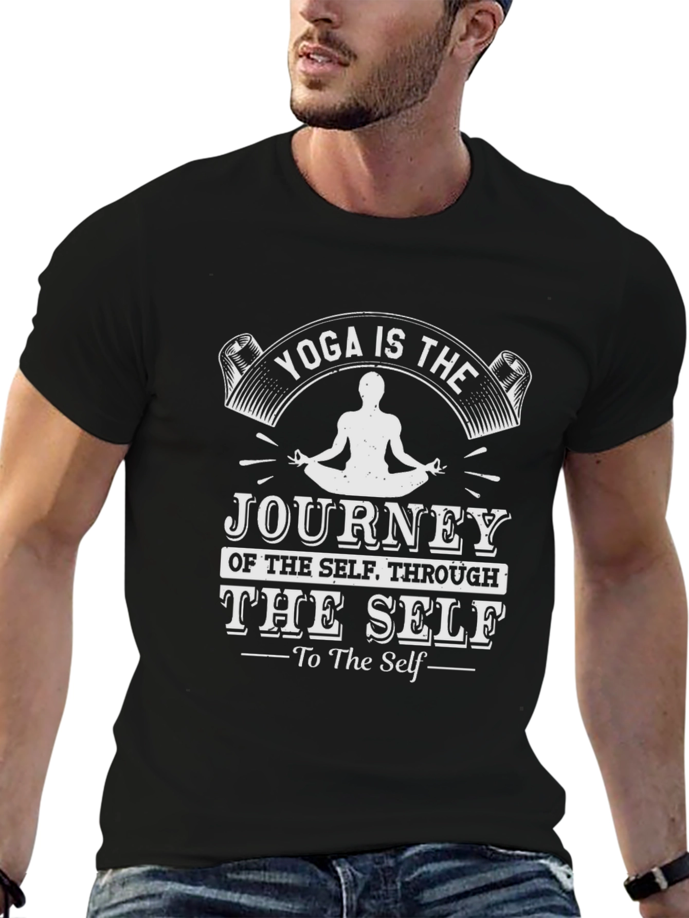 Yoga Is The Journey Graphic T-Shirt