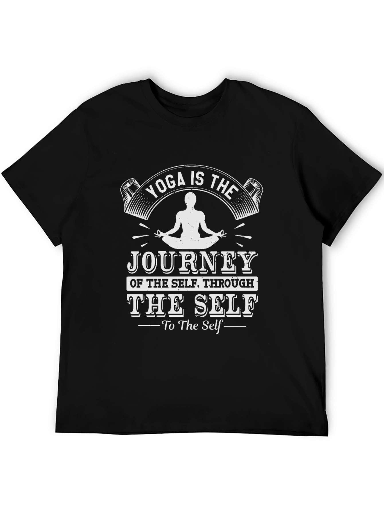 Yoga Is The Journey Graphic T-Shirt