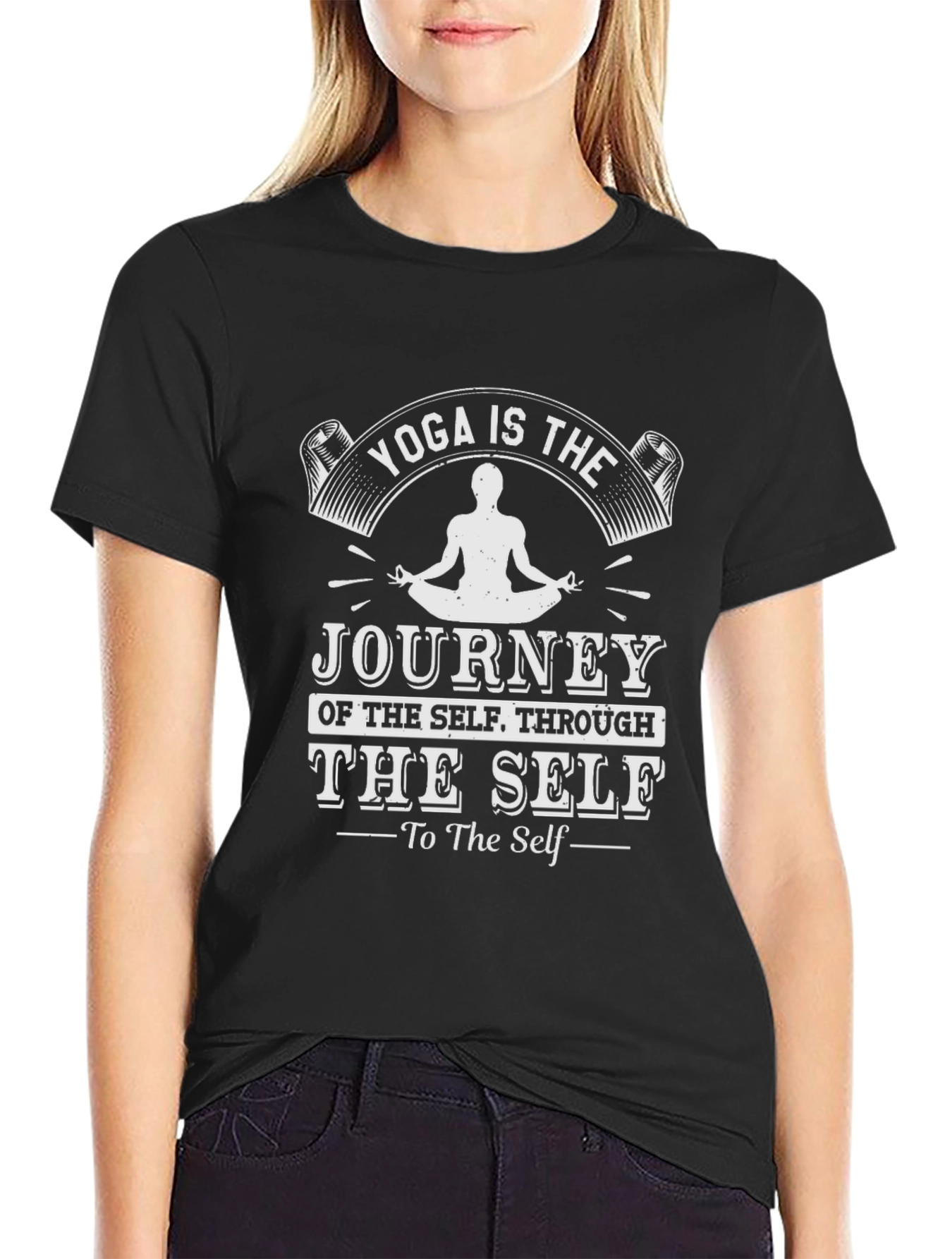 Yoga Is The Journey Graphic T-Shirt