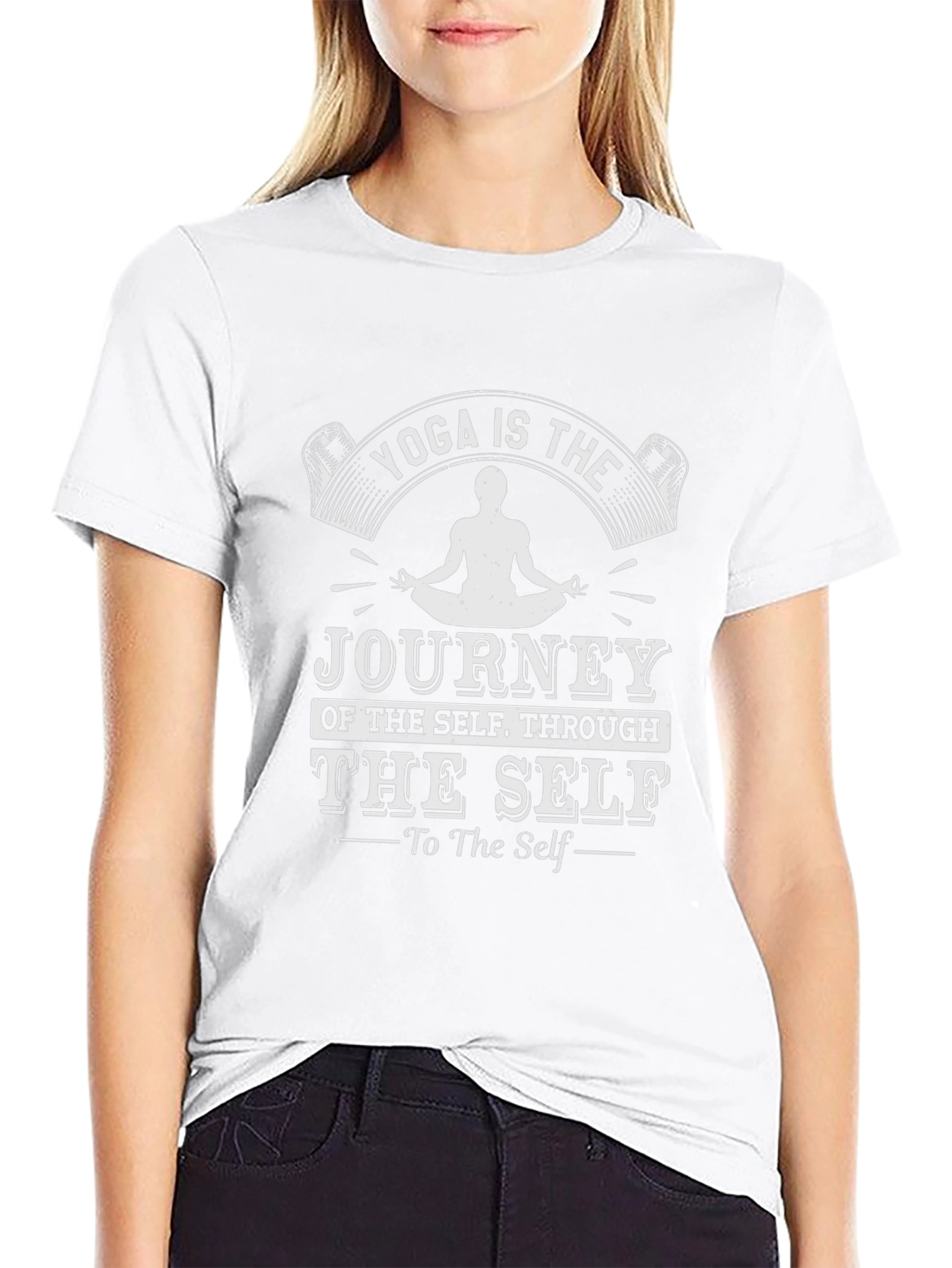 Yoga Is The Journey Graphic T-Shirt