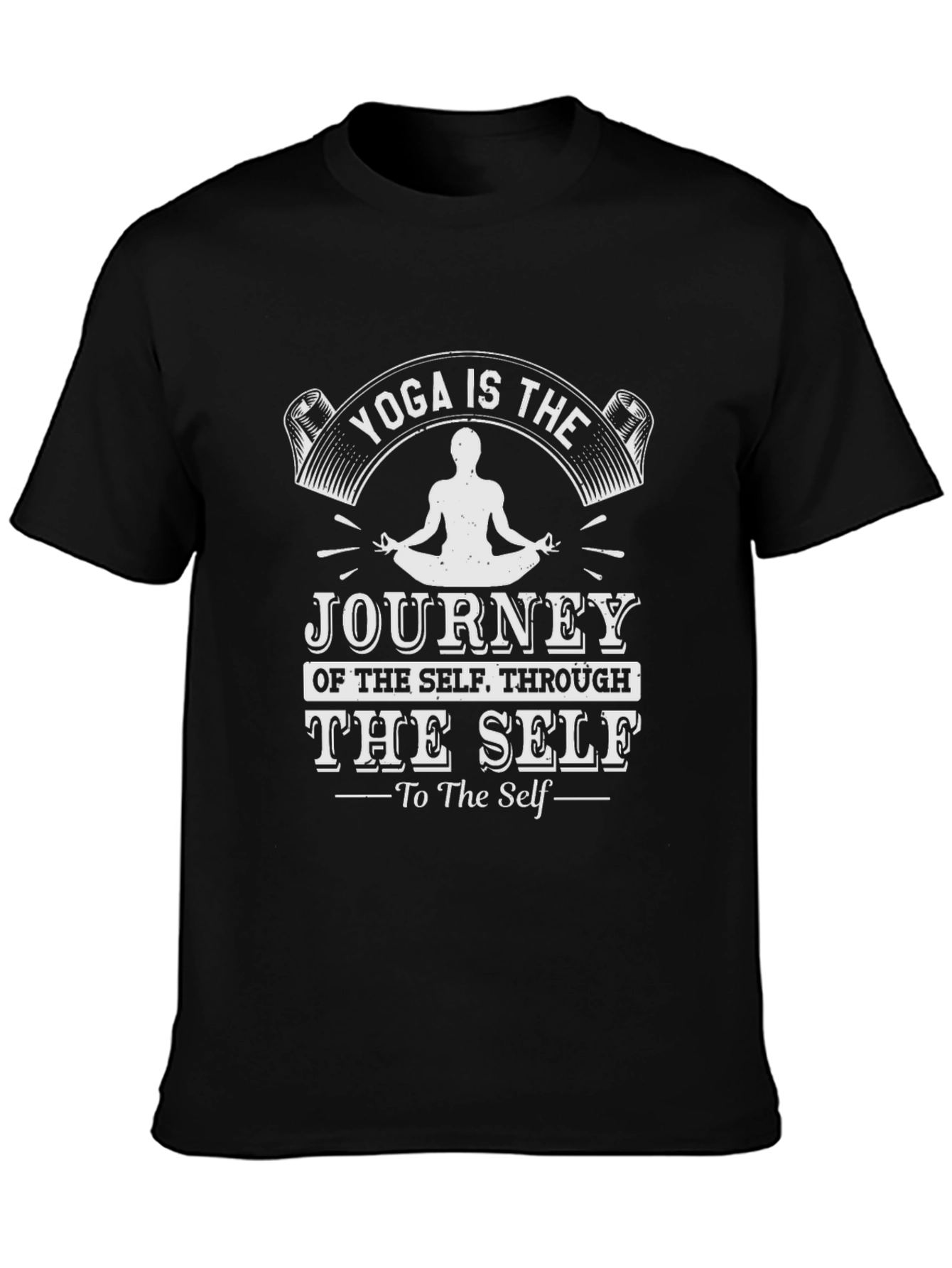 Yoga Is The Journey Graphic T-Shirt