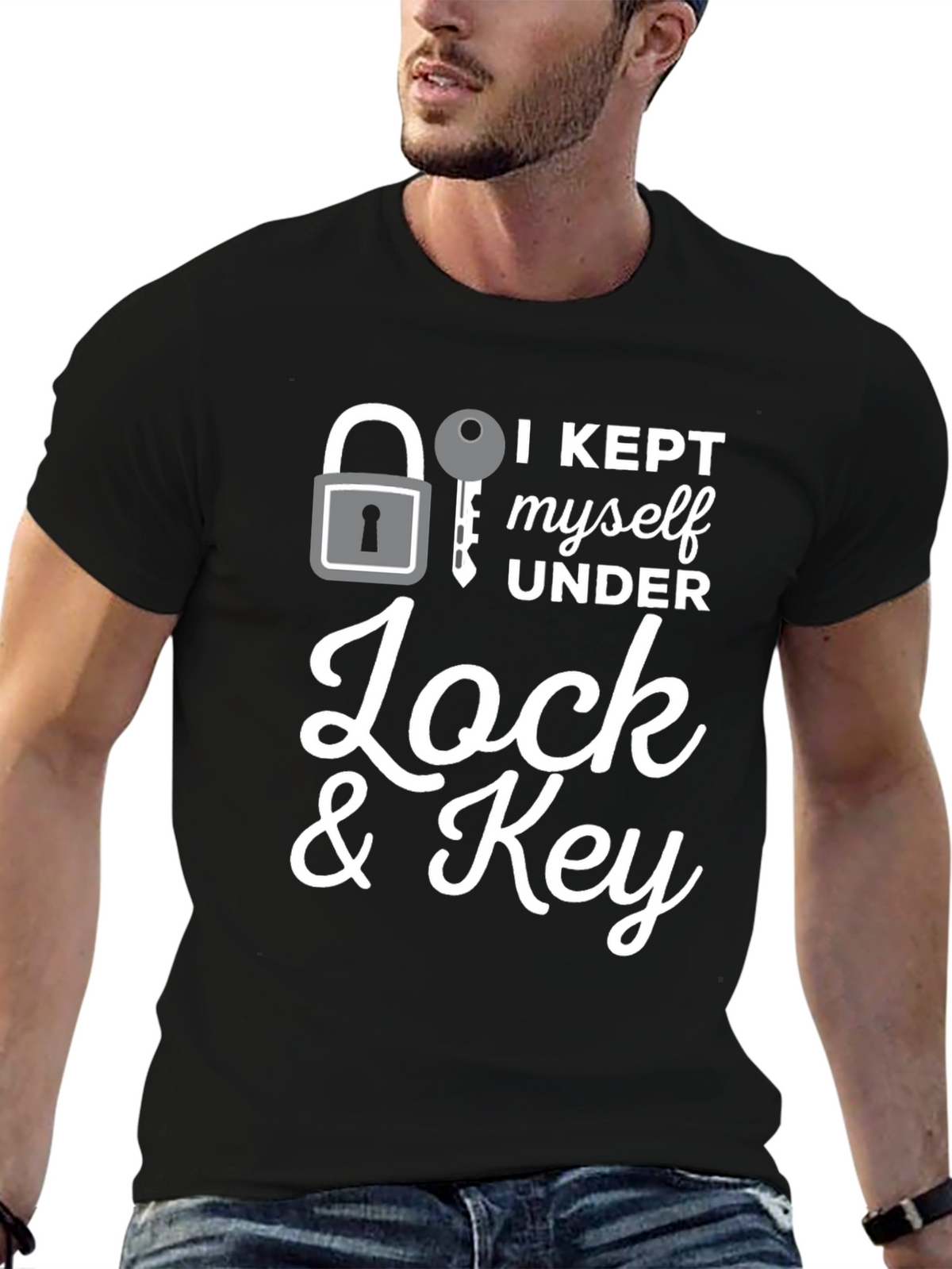 Lock and Key T-Shirt - Funny Graphic Tee