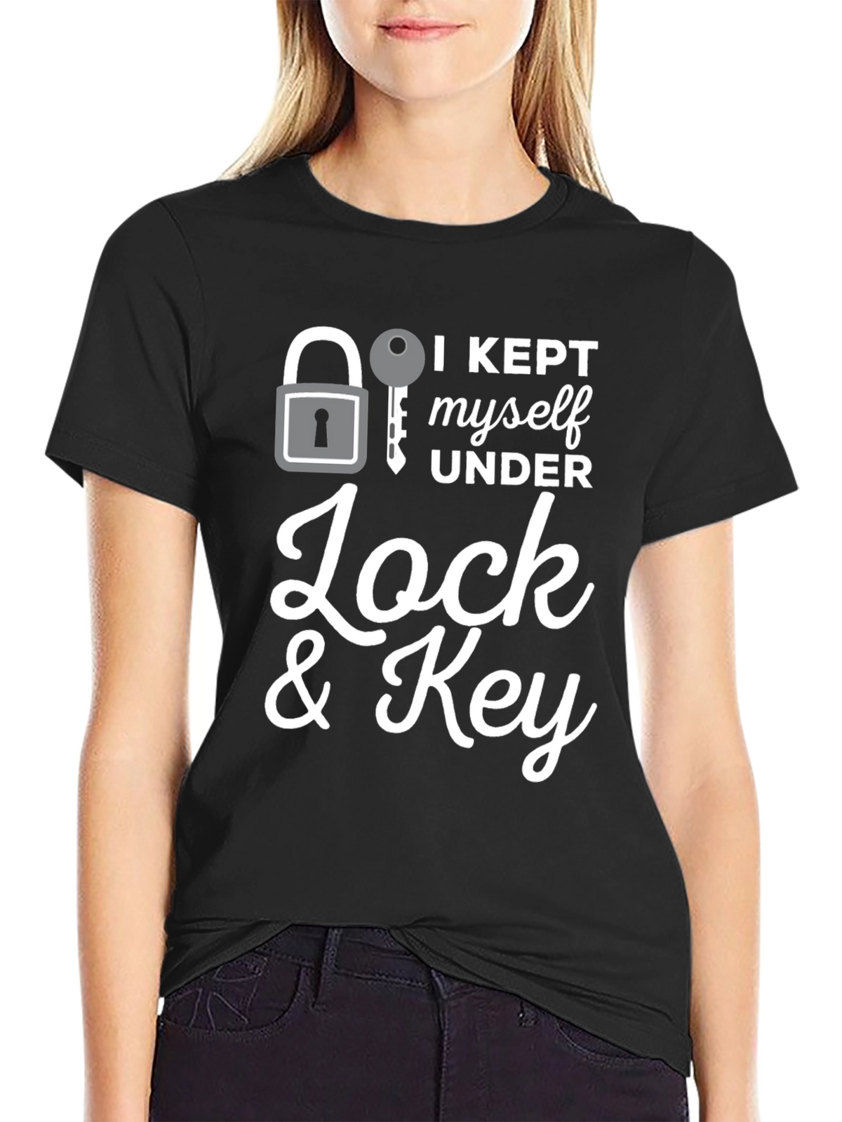 Lock and Key T-Shirt - Funny Graphic Tee