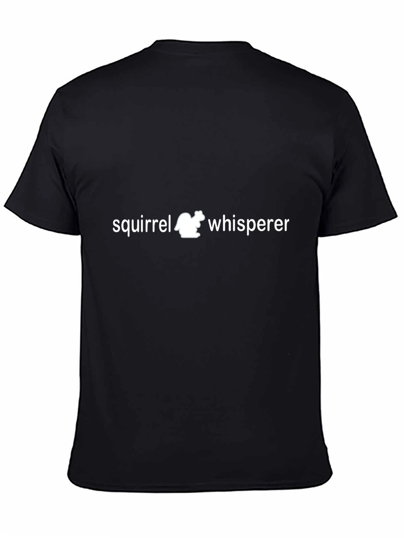 Squirrel Whisperer Graphic Tee - Black