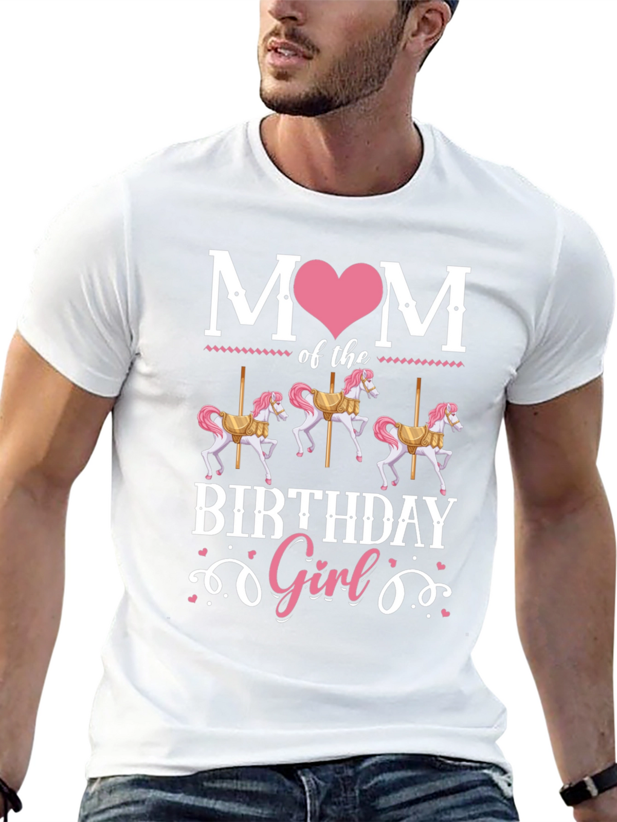 Mom of the Birthday Girl T-Shirt
