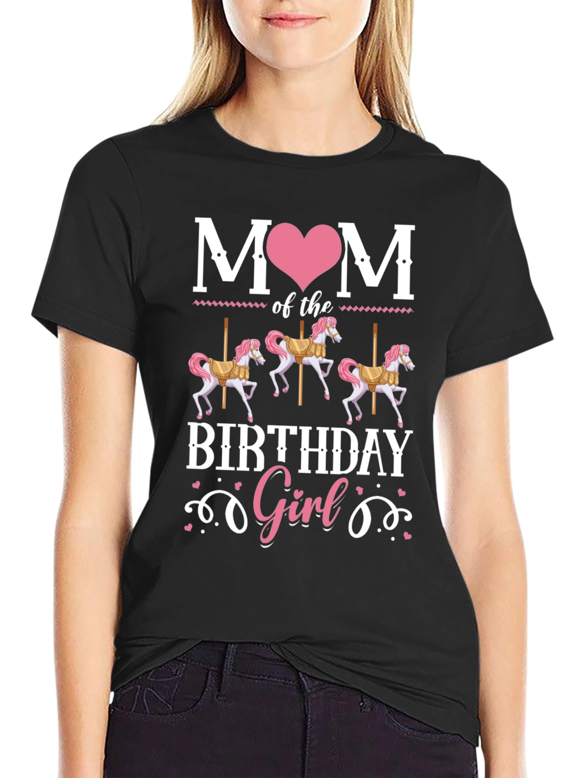 Mom of the Birthday Girl T-Shirt