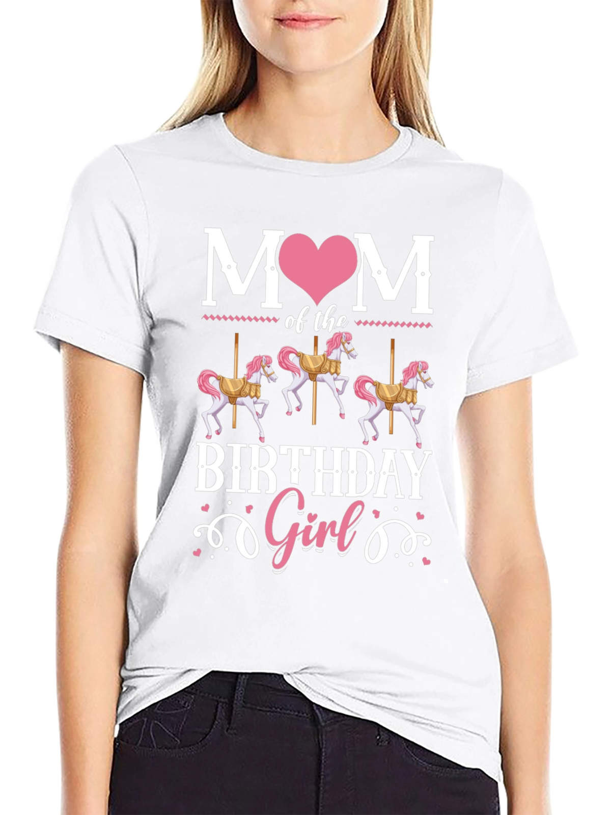 Mom of the Birthday Girl T-Shirt