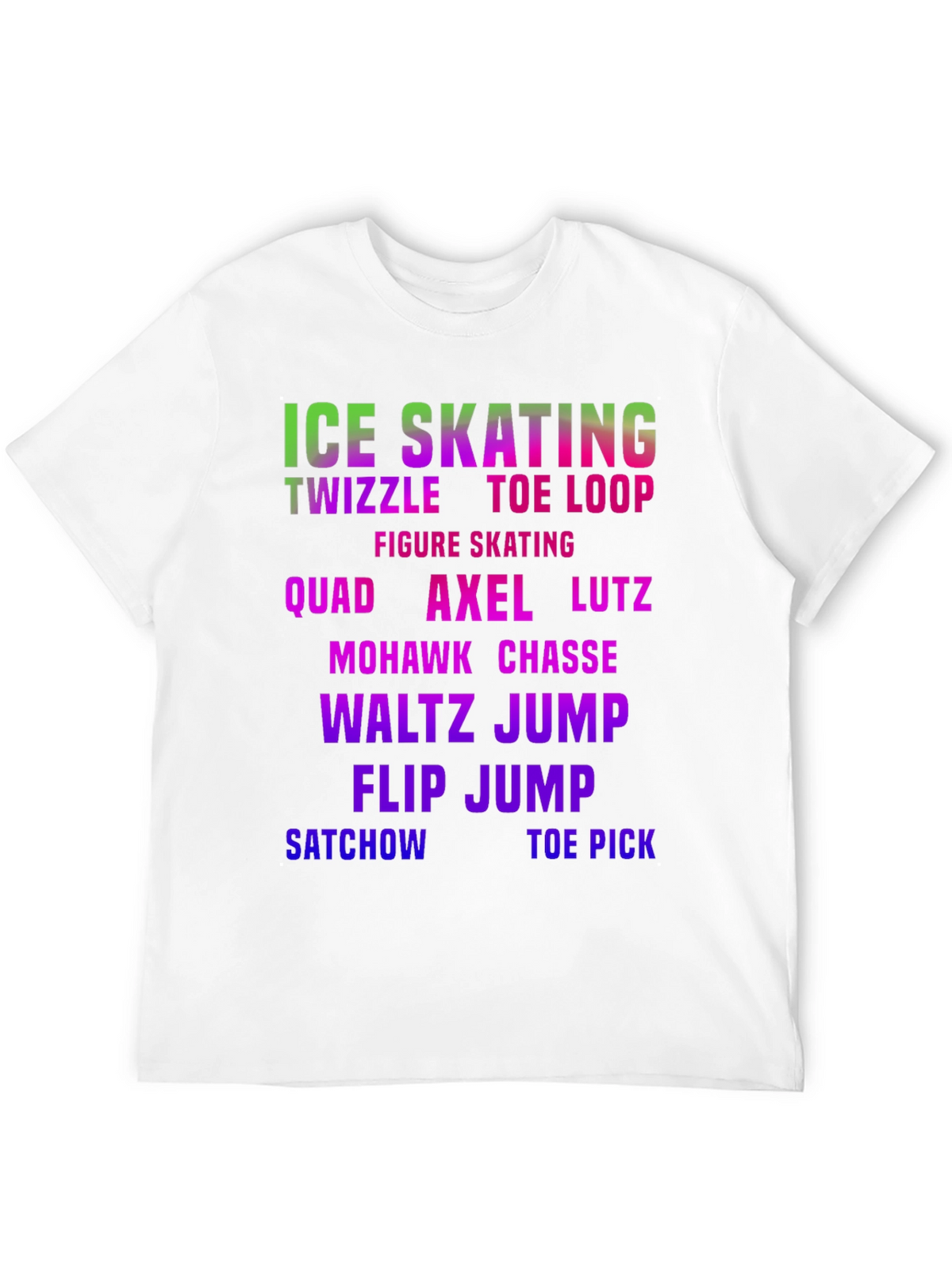 Ice Skating Moves Graphic T-Shirt