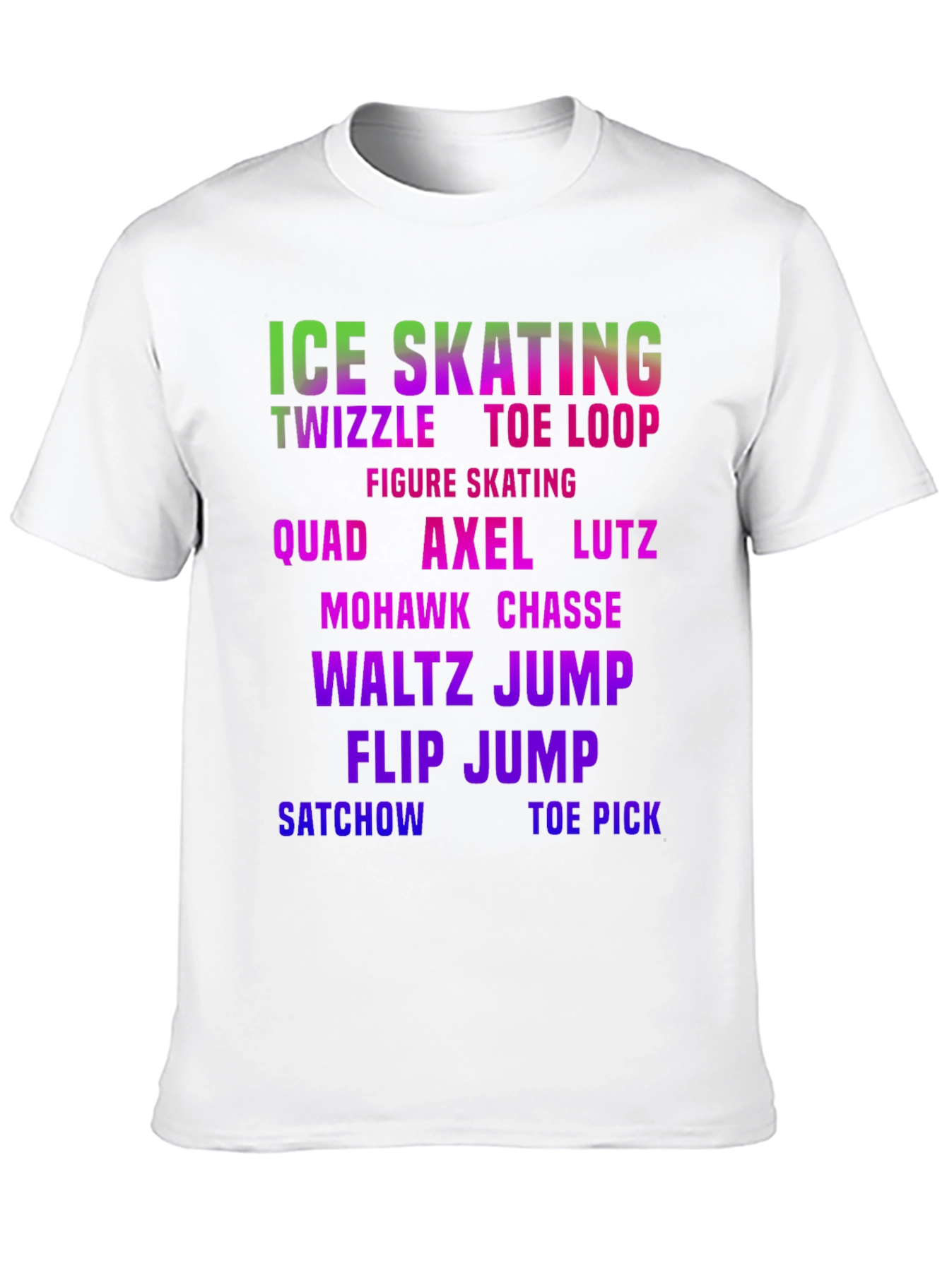 Ice Skating Moves Graphic T-Shirt