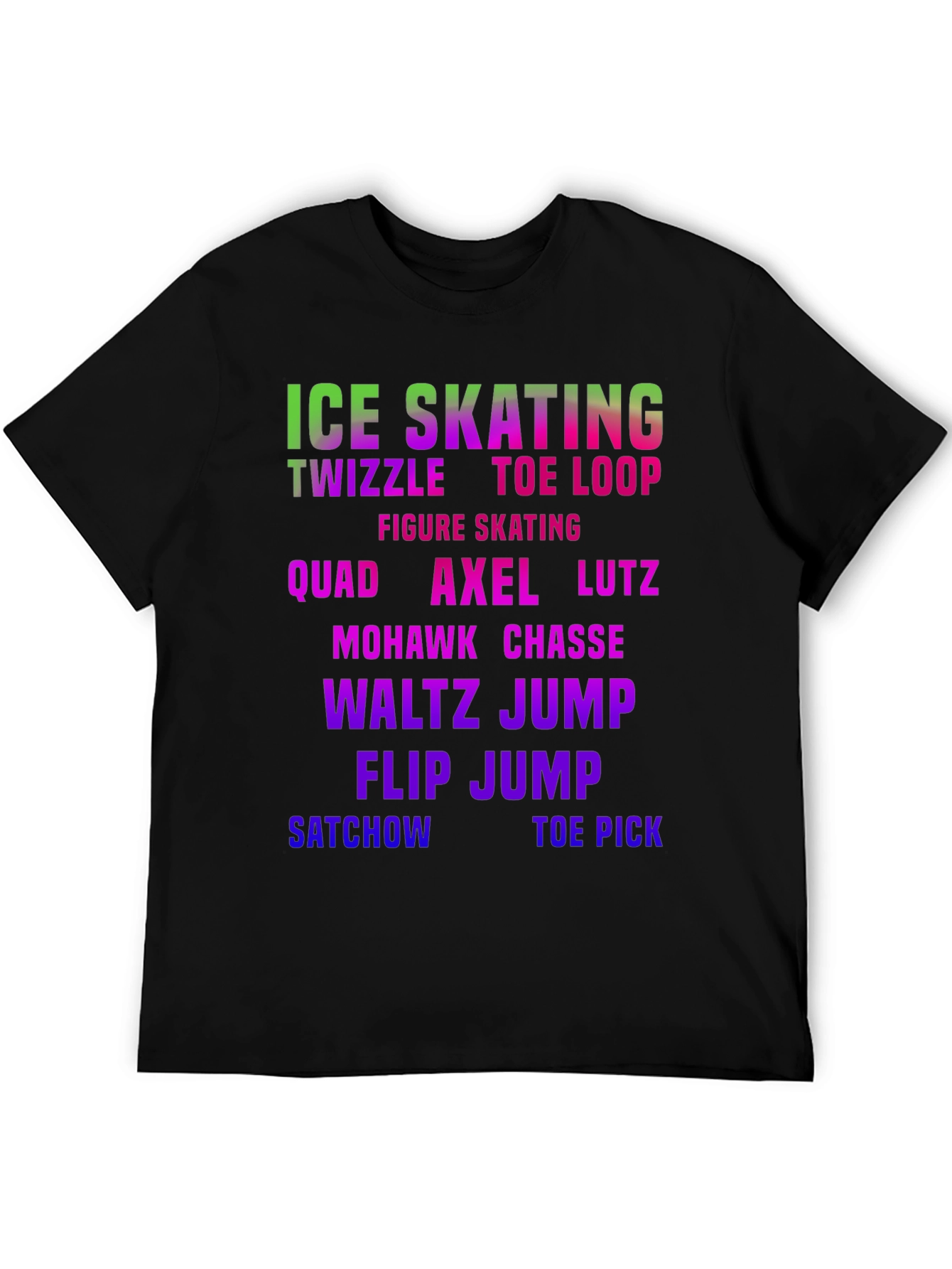 Ice Skating Moves Graphic T-Shirt