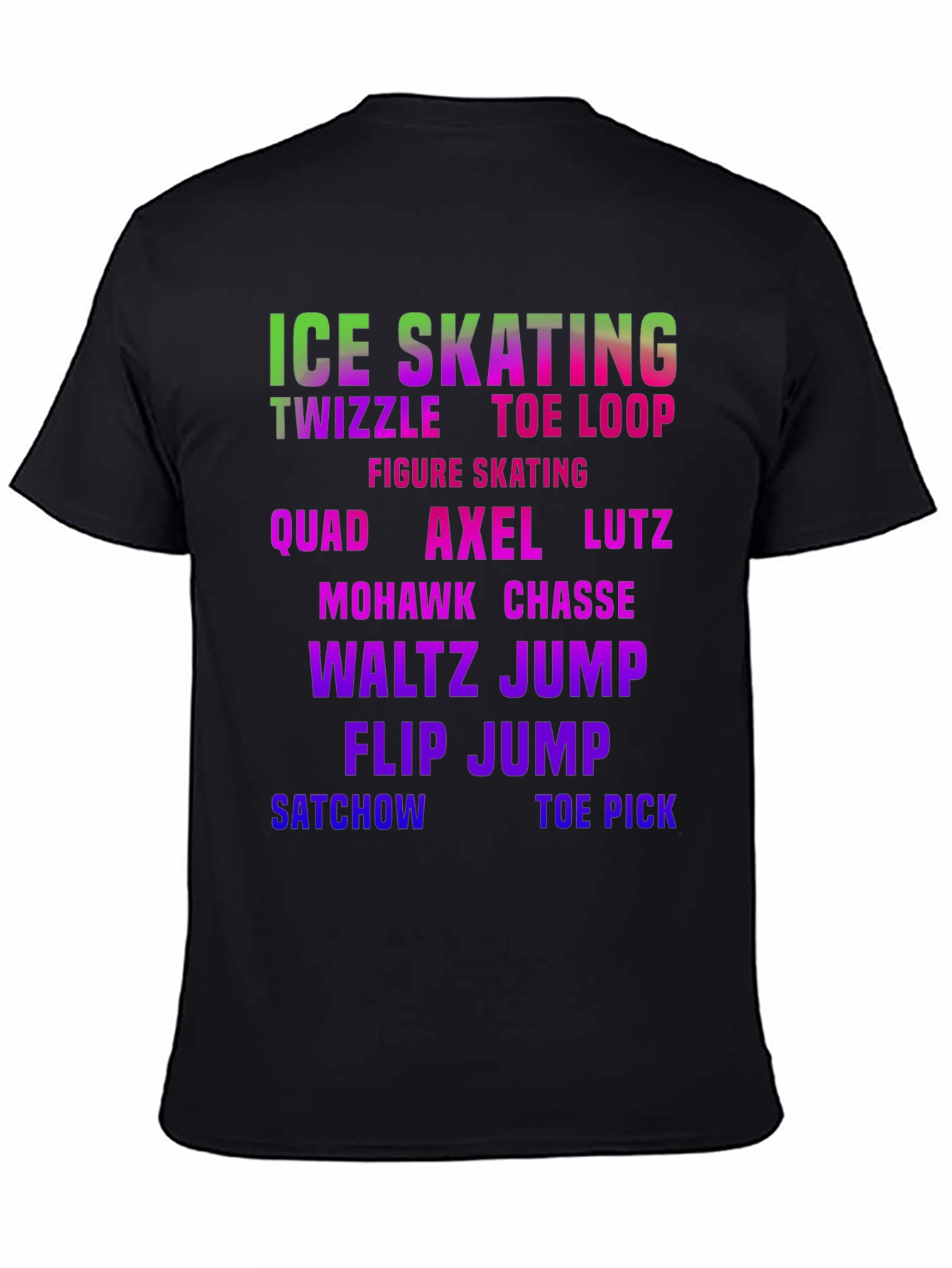 Ice Skating Moves Graphic T-Shirt