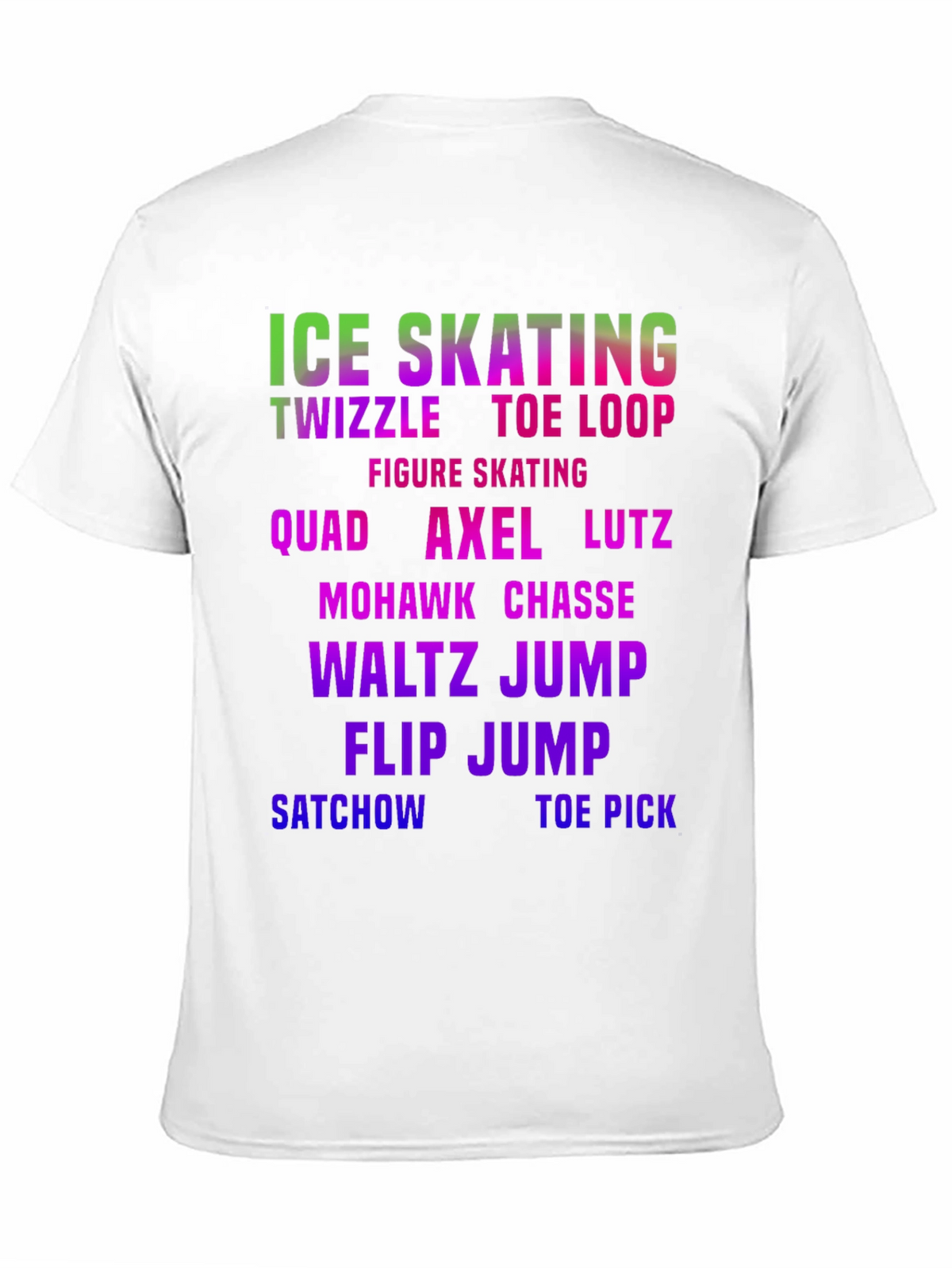 Ice Skating Moves Graphic T-Shirt
