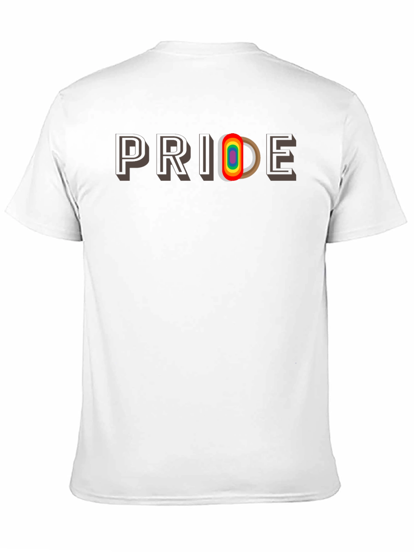 Pride Rainbow Letter Graphic Tee
