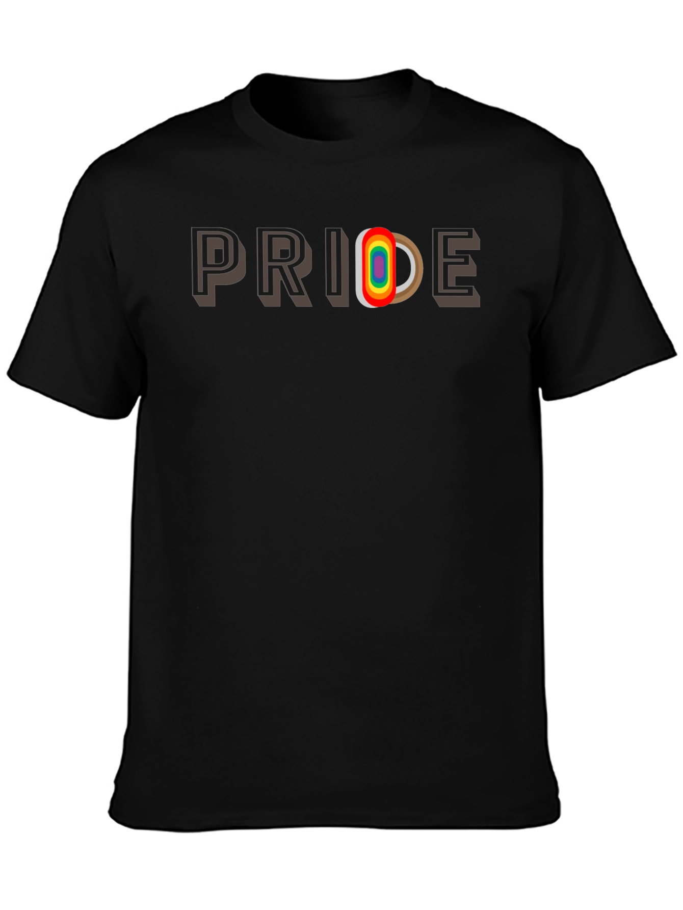 Pride Rainbow Letter Graphic Tee