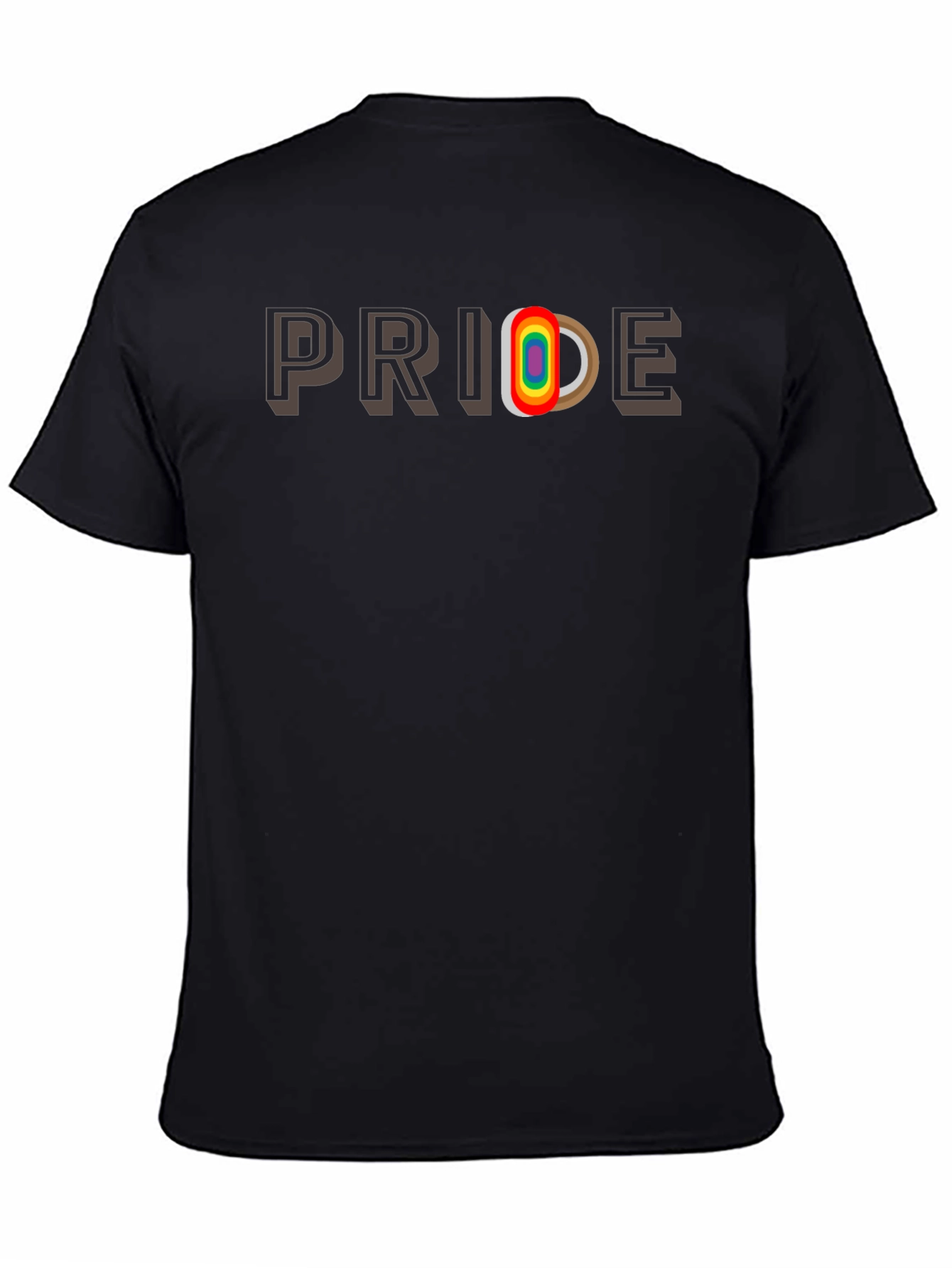 Pride Rainbow Letter Graphic Tee