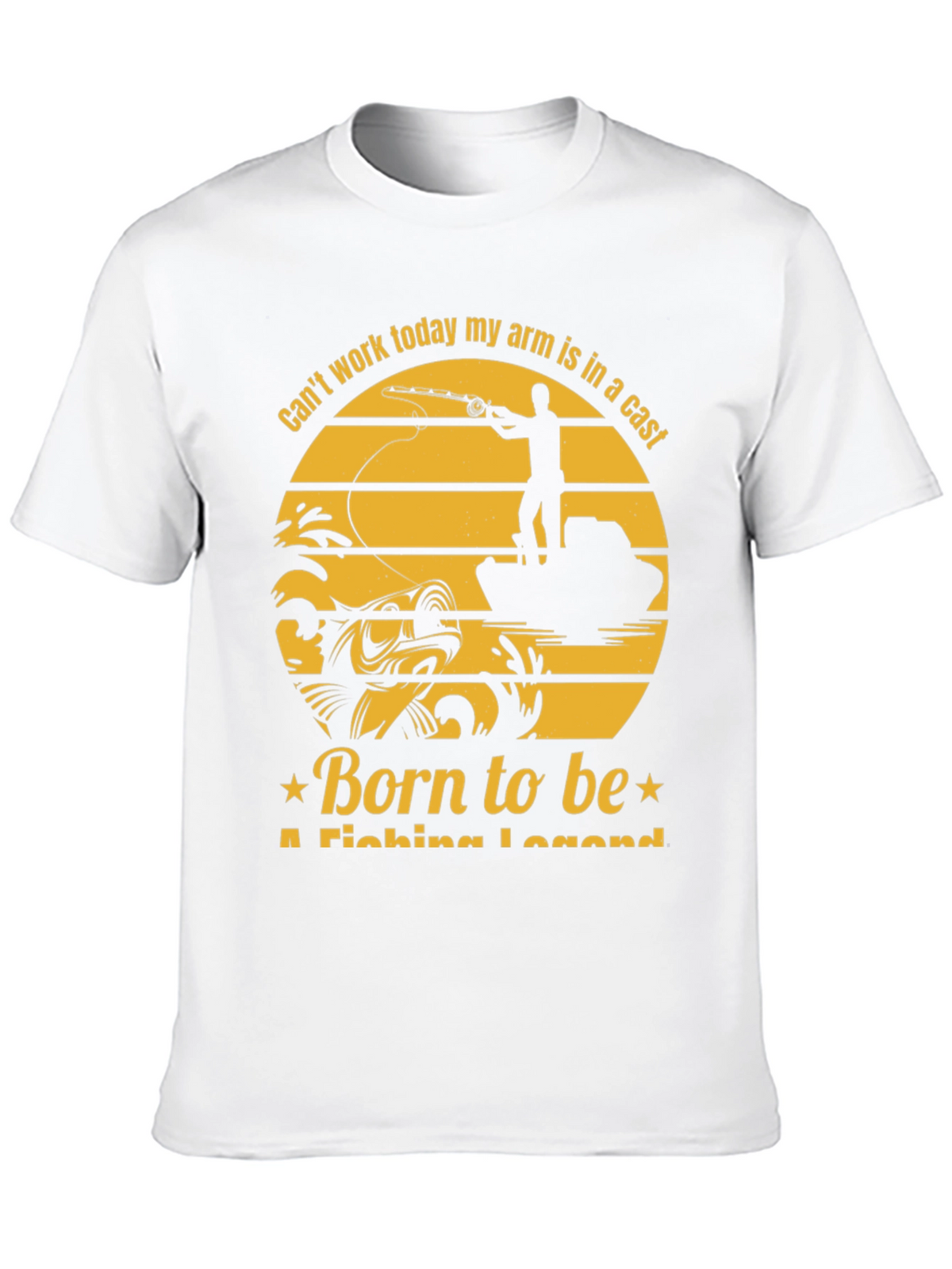 Fishing Legend T-Shirt - Cant Work Today