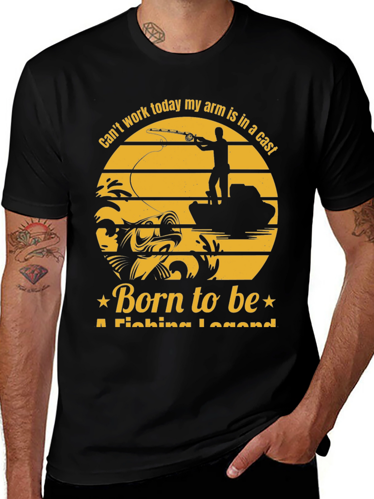 Fishing Legend T-Shirt - Cant Work Today