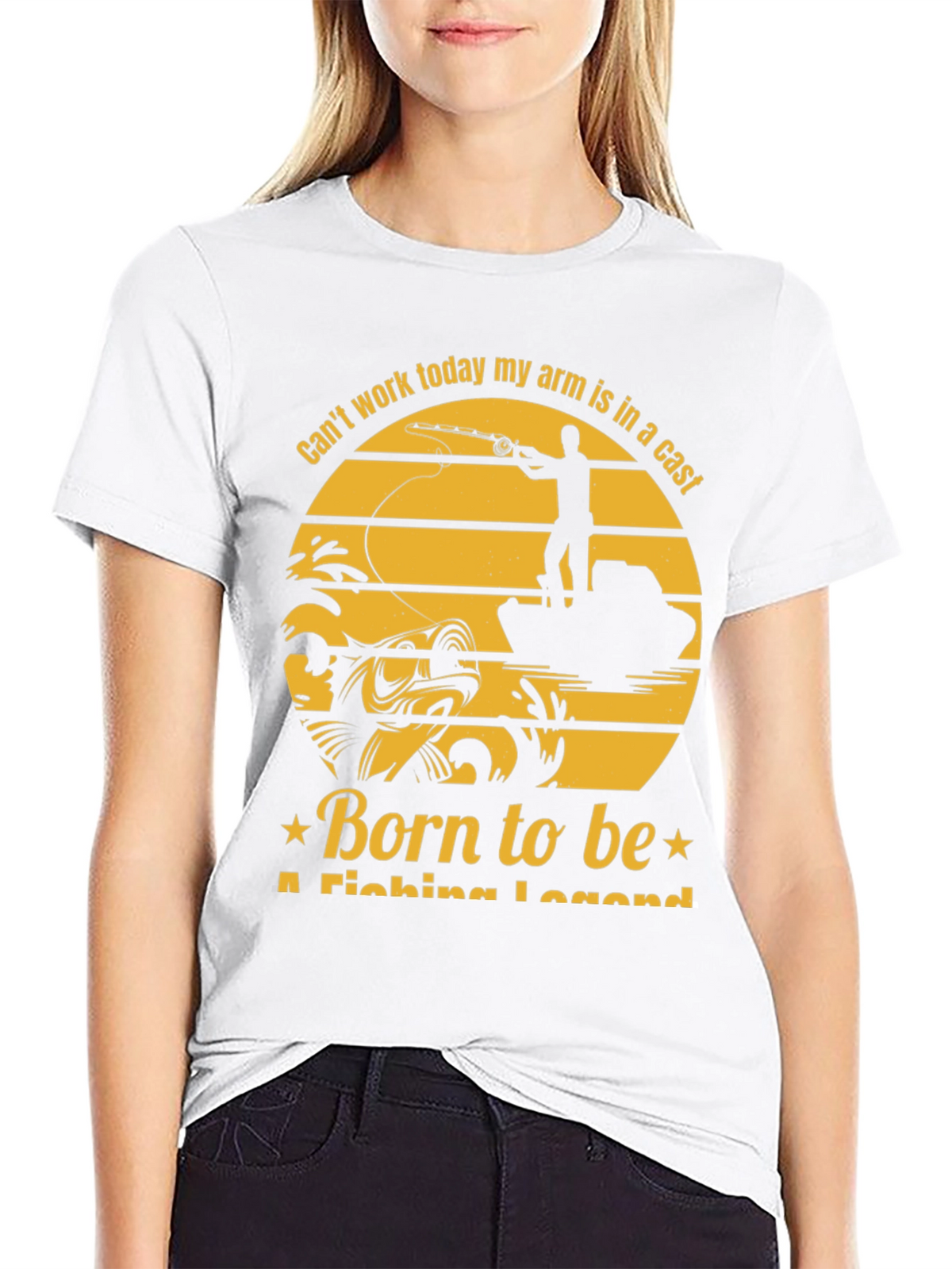 Fishing Legend T-Shirt - Cant Work Today