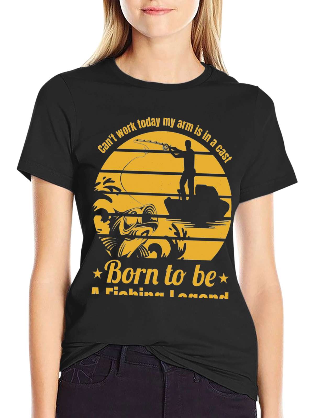 Fishing Legend T-Shirt - Cant Work Today