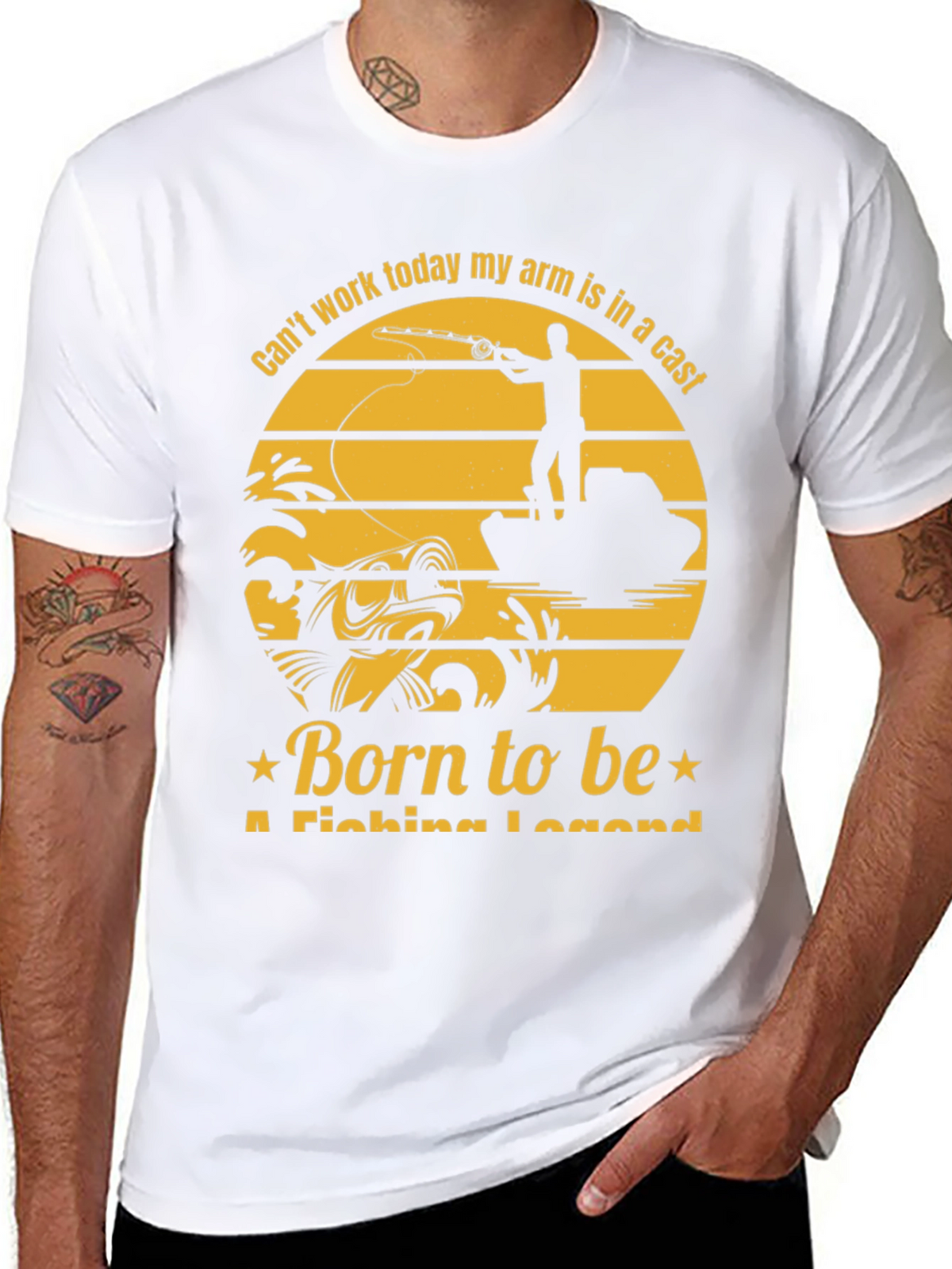Fishing Legend T-Shirt - Cant Work Today