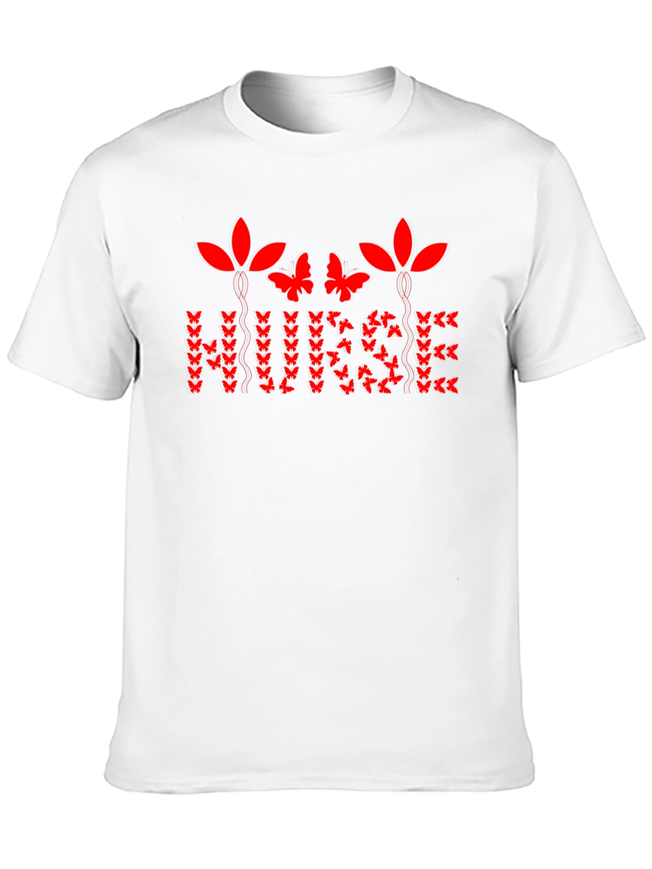 Butterfly Nurse T-Shirt - Stylish Graphic Tee