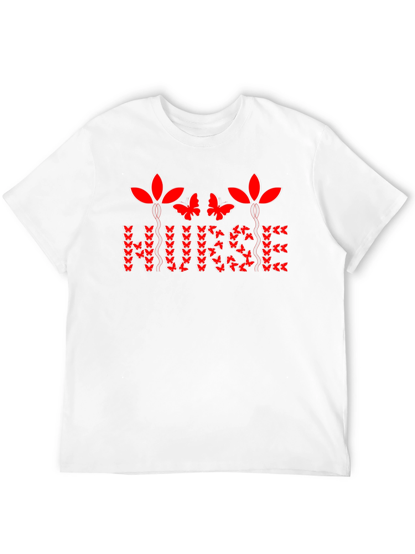 Butterfly Nurse T-Shirt - Stylish Graphic Tee
