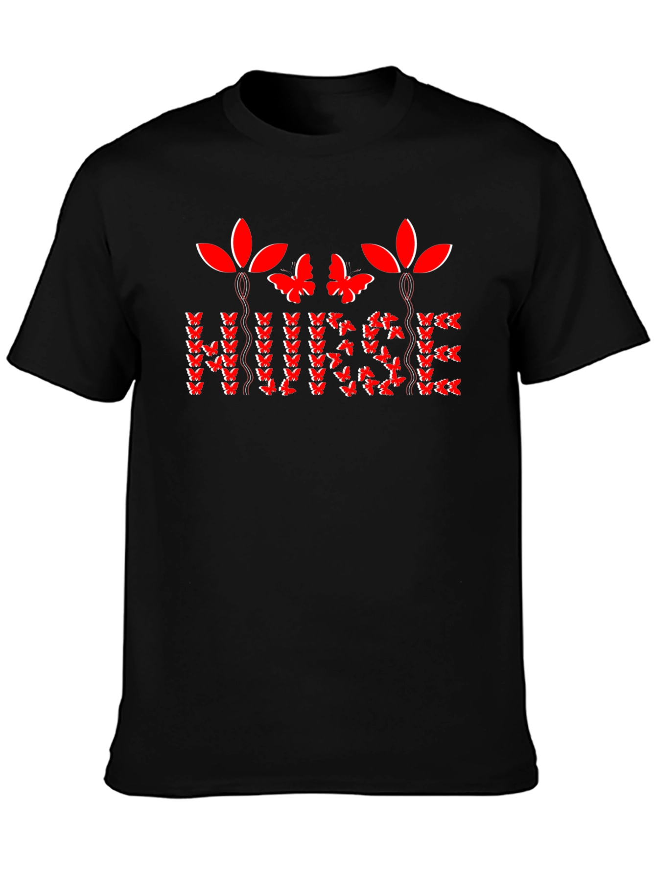 Butterfly Nurse T-Shirt - Stylish Graphic Tee