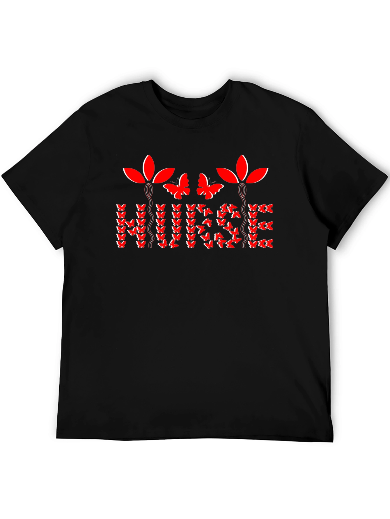 Butterfly Nurse T-Shirt - Stylish Graphic Tee