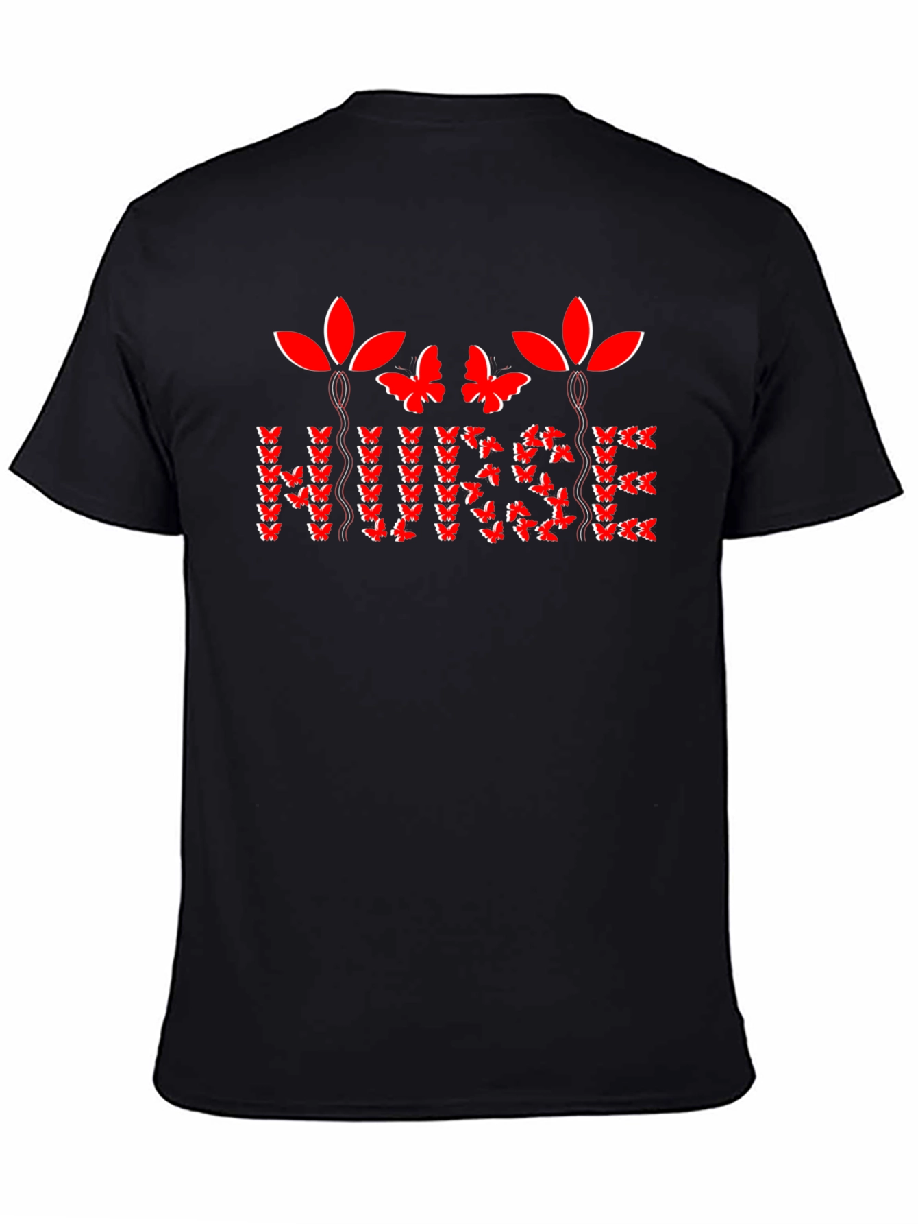 Butterfly Nurse T-Shirt - Stylish Graphic Tee