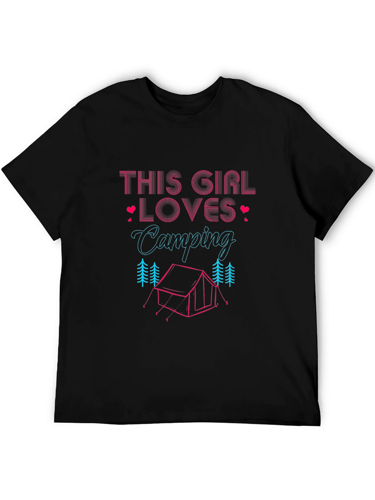 Camping Lover Womens Graphic Tee