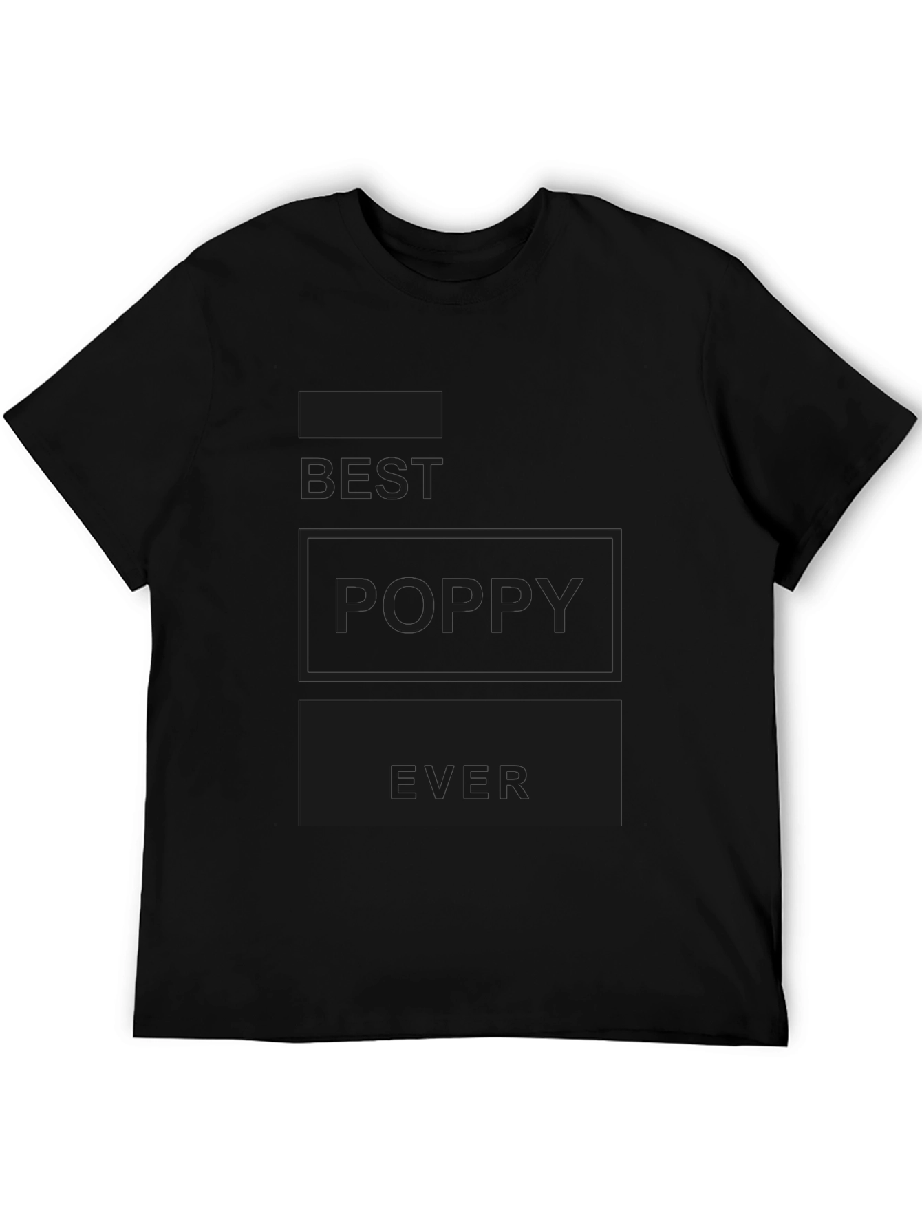 Best Poppy Ever T-Shirt - Black