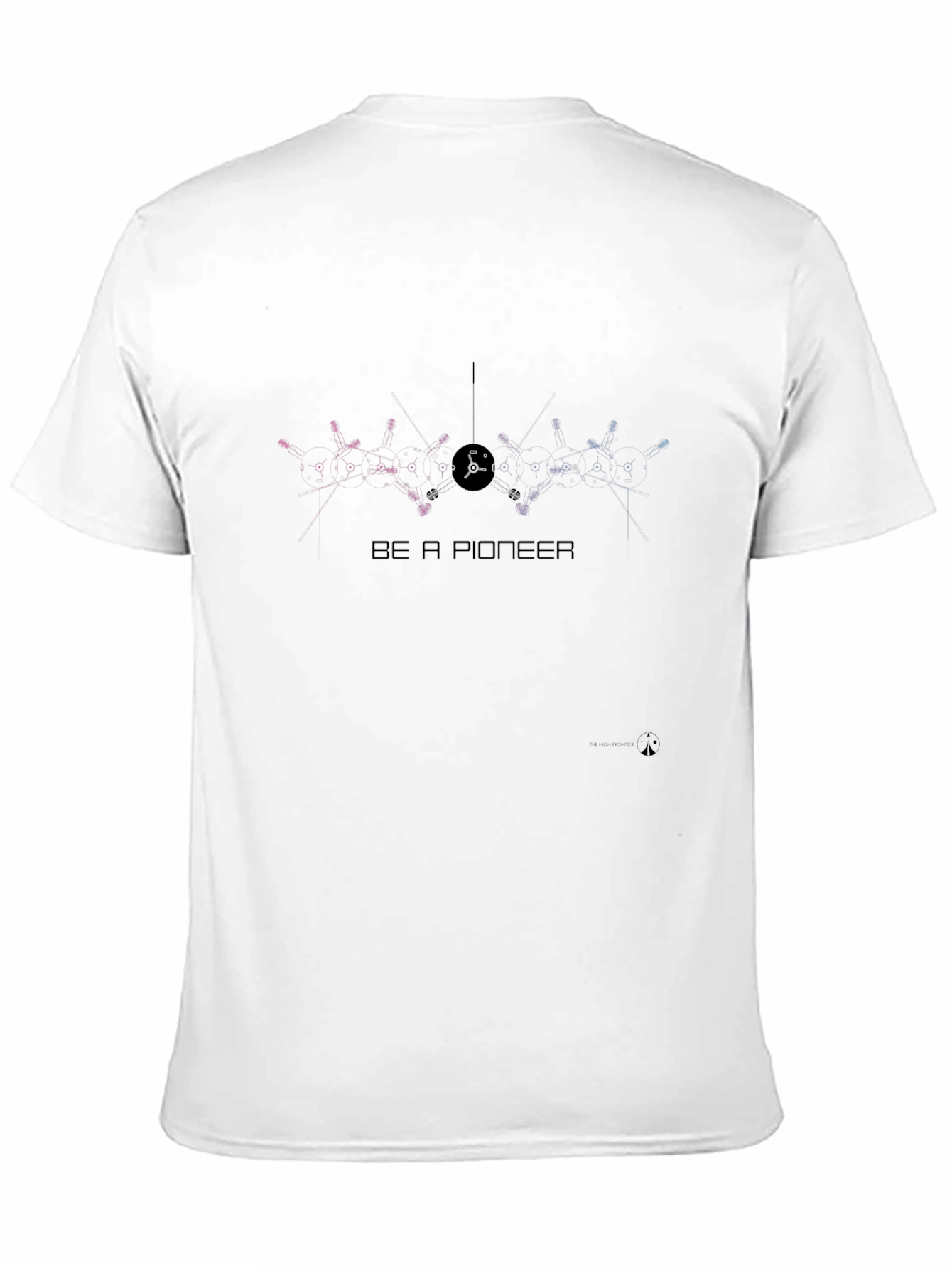 Be A Pioneer Graphic Tee - Stylish Black T-Shirt