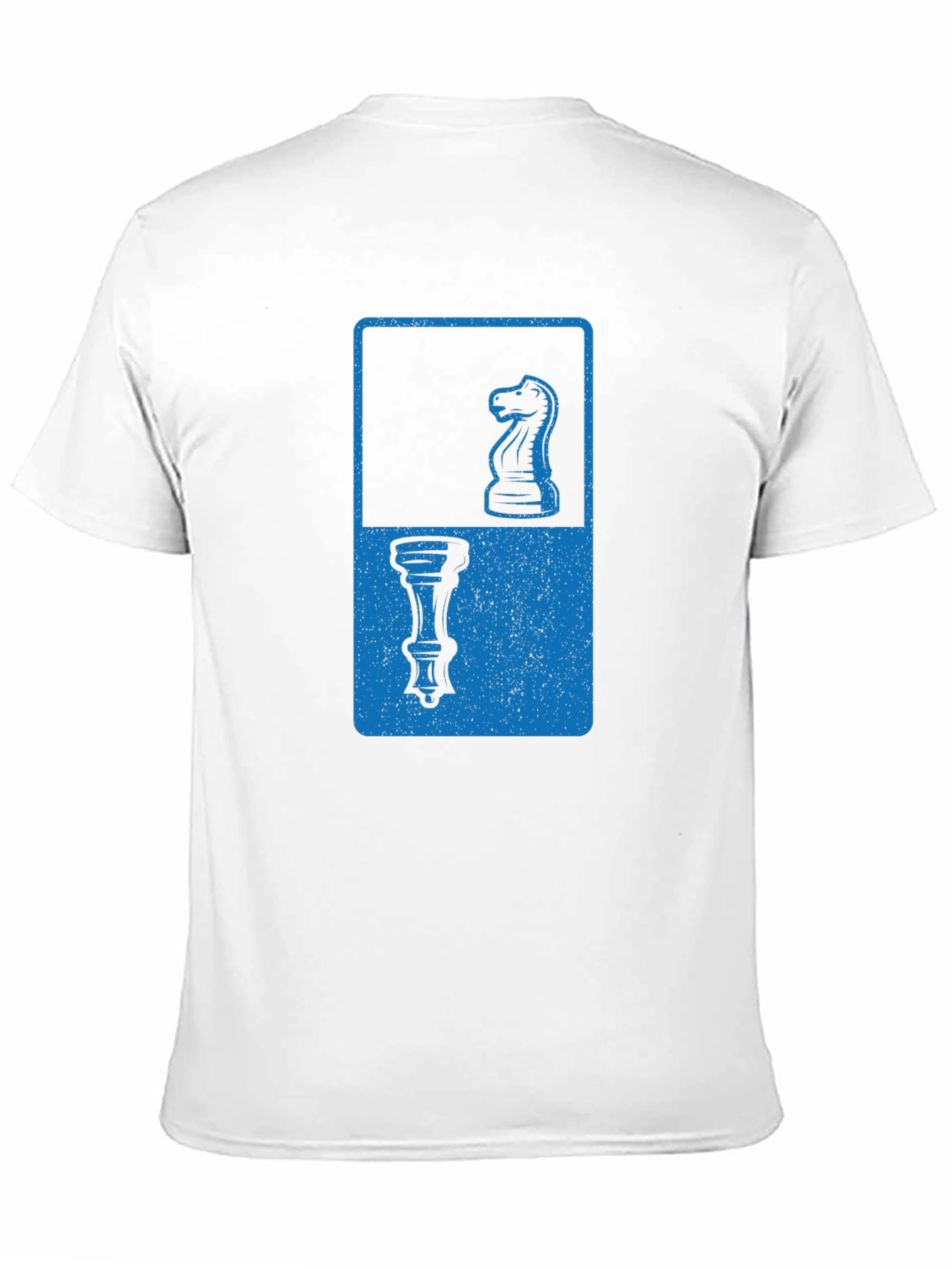 Chess Piece Graphic Tee - Knight & Rook Design