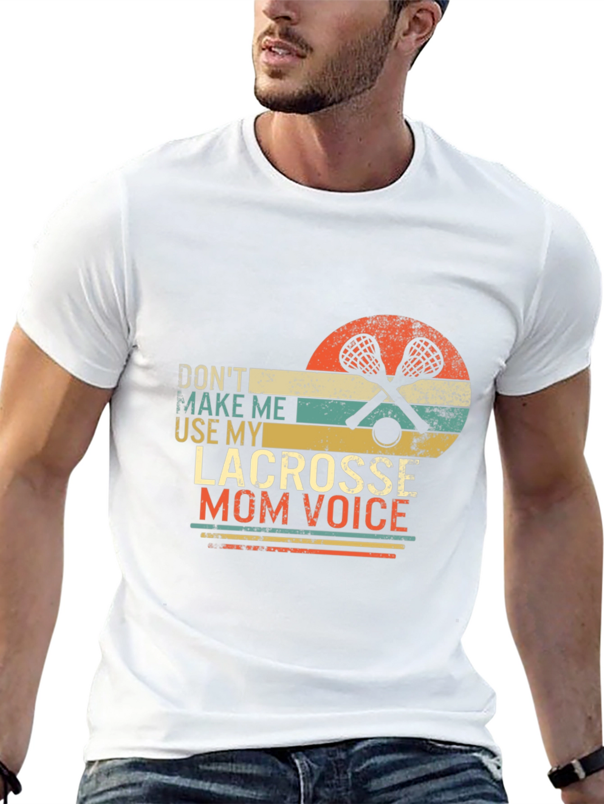 Lacrosse Mom Voice Graphic Tee