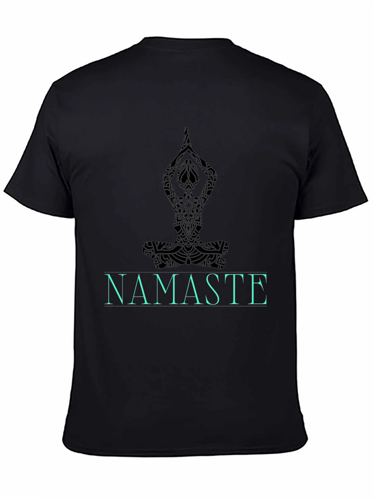 Namaste Yoga Black Graphic Tee