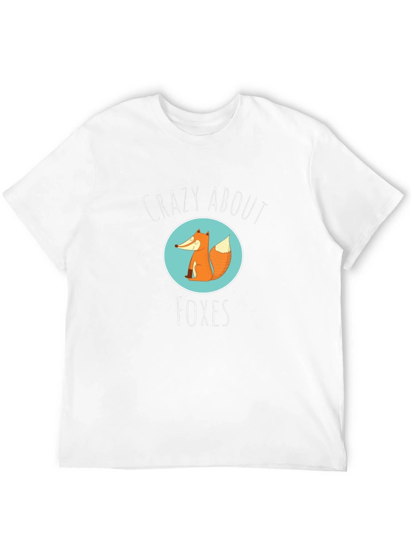 Crazy About Foxes Graphic Tee - Unisex Black T-Shirt
