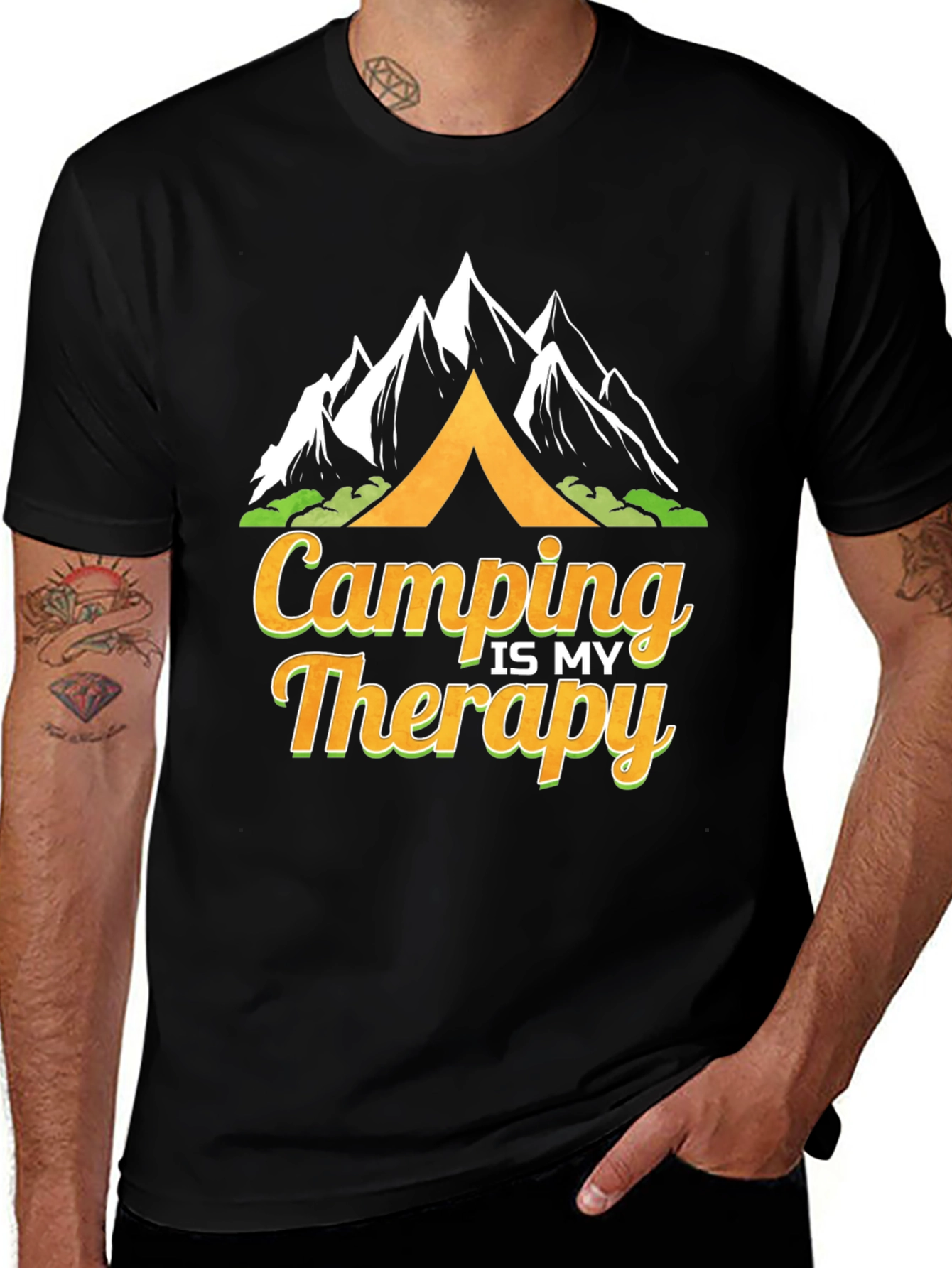 Camping Therapy T-Shirt - Adventure Tee