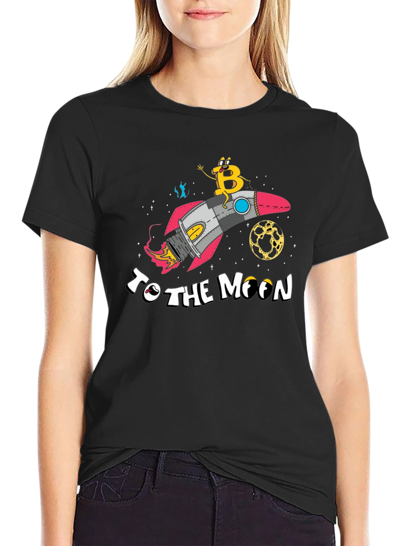 Bitcoin to the Moon T-Shirt