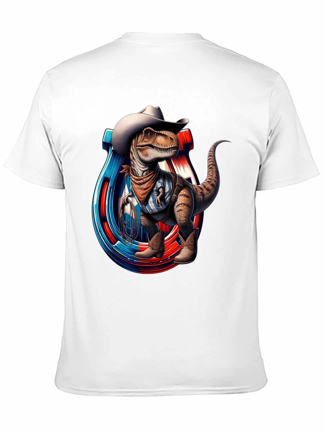 Cowboy Dinosaur Graphic T-Shirt