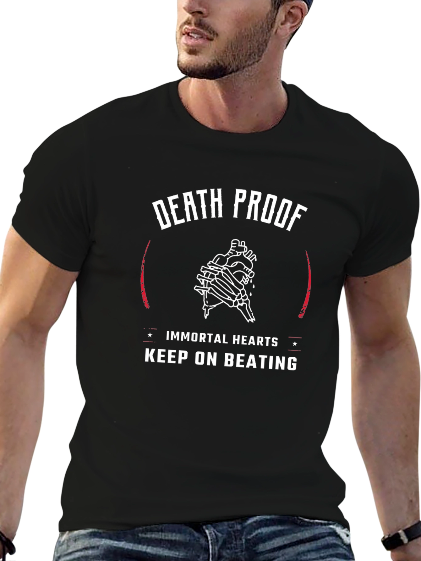 Death Proof Immortal Hearts Graphic Tee