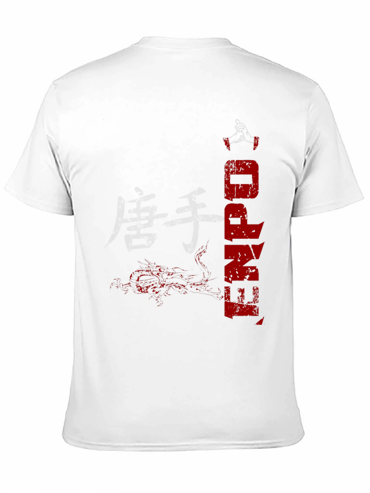 Kenpo Graphic Print Black T-Shirt